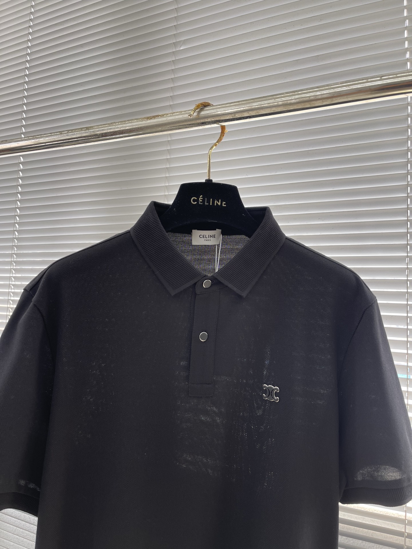 CELINE Men's Classic Fit Polo Shirt - Short Sleeve, Summer Essential 2 i1745818903334 8389 0 6