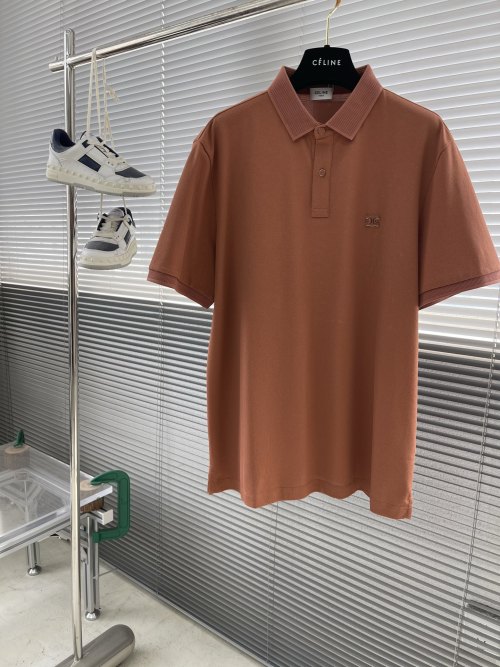 Celine Men's Polo Shirt - Short Sleeve, Regular Fit - Stylish & Comfortable 1 Celine Men's Polo Shirt - Short Sleeve, Regular Fit - Stylish & Comfortable