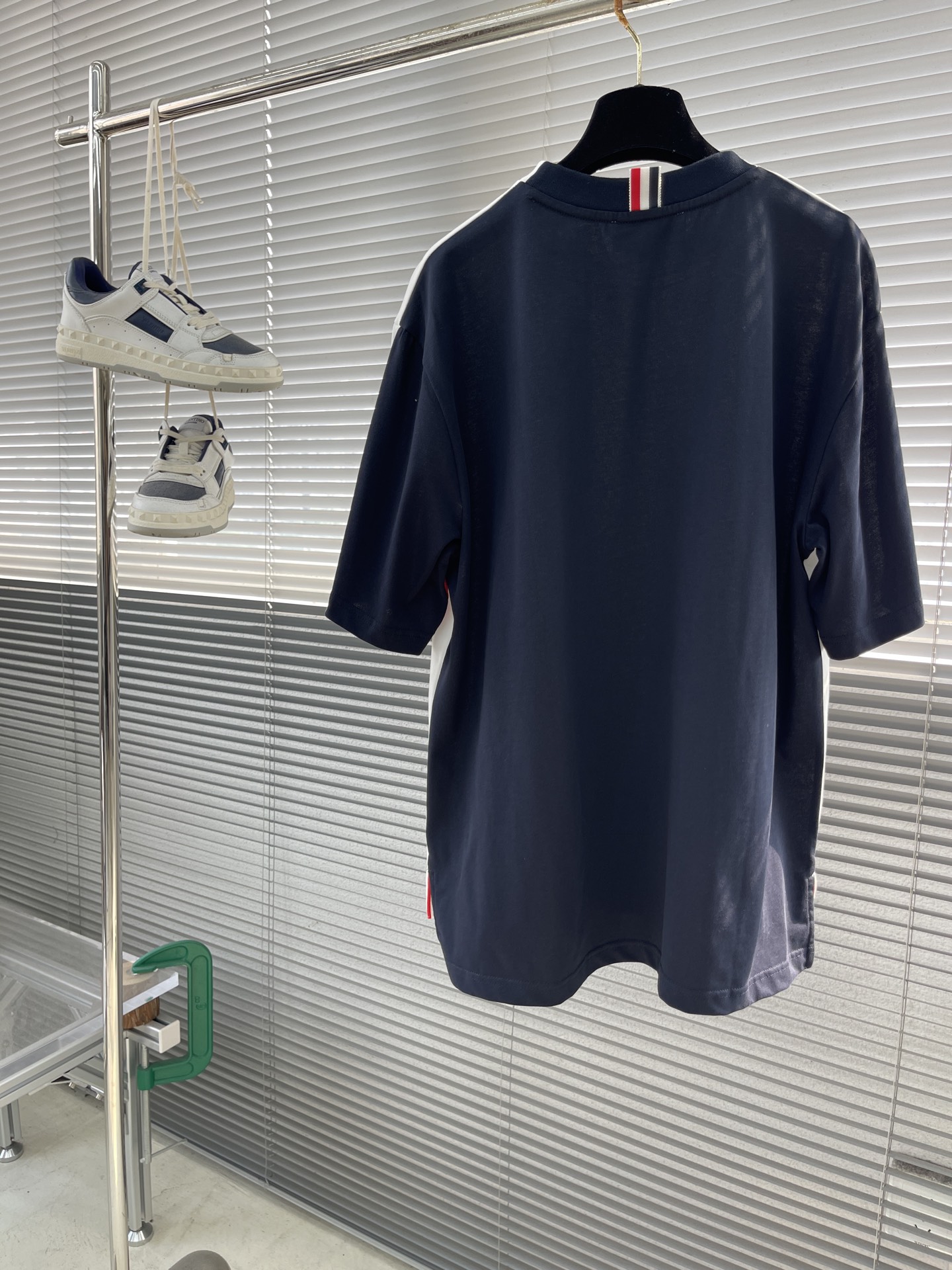 Thom Browne Cotton Jersey T-Shirt With Signature Four-Bar Stripe 8 i1745830439689 7912 0 7