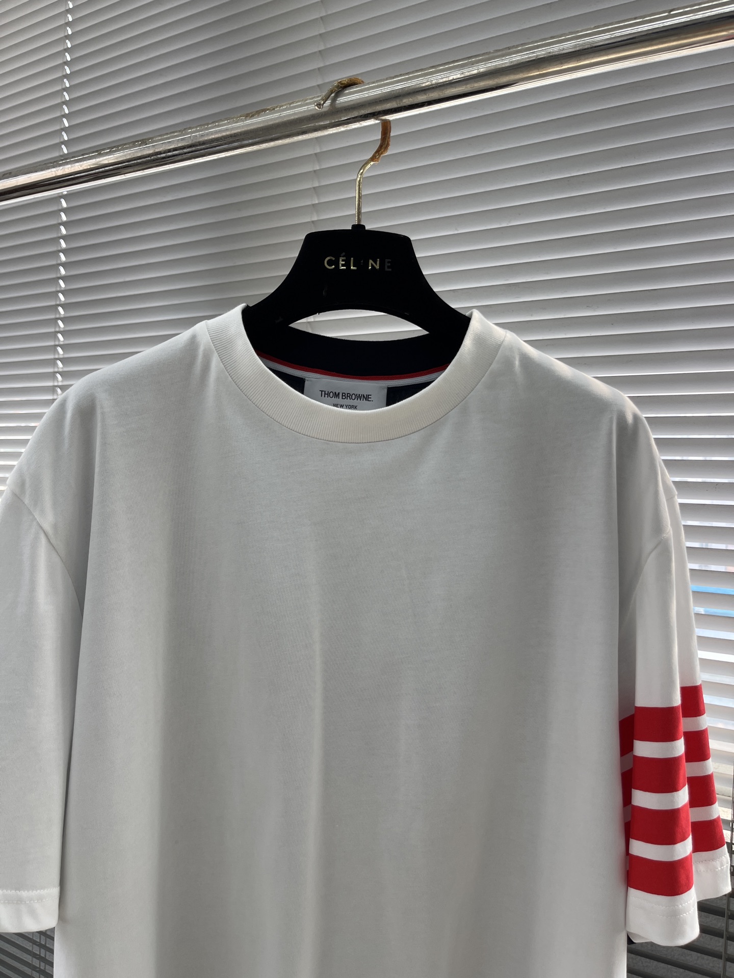 Thom Browne Cotton Jersey T-Shirt With Signature Four-Bar Stripe 2 i1745830439697 8428 0 6
