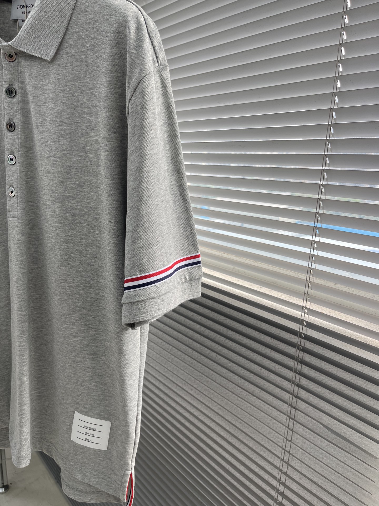 Thom Browne Striped Sleeve Cotton Polo Shirt - Classic Style and Comfort 2 i1745830456954 6375 0 6