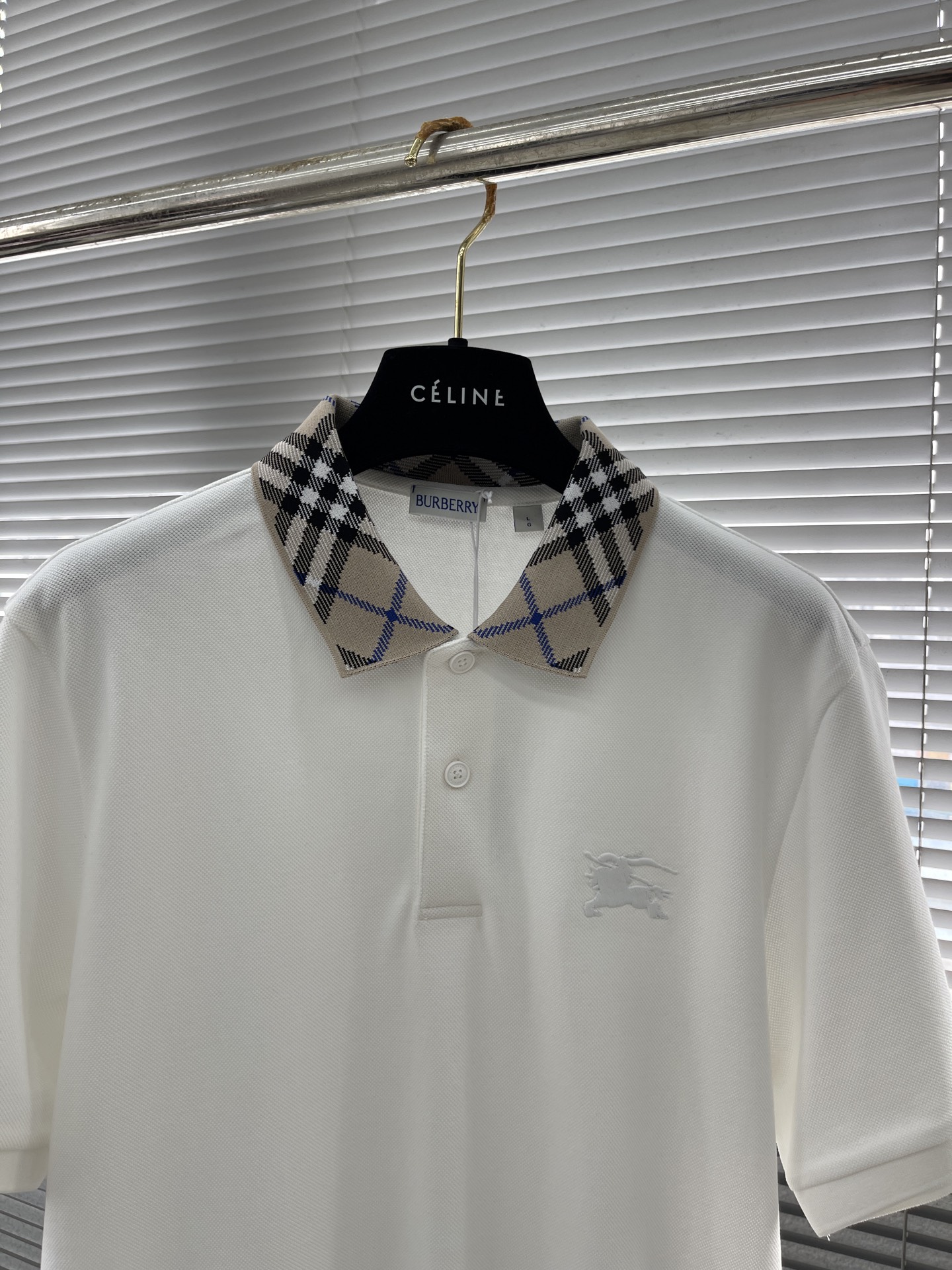 Burberry Classic Check Polo Shirt | Short Sleeve, Breathable Piqué Cotton 2 i1745831061046 9876 0 6