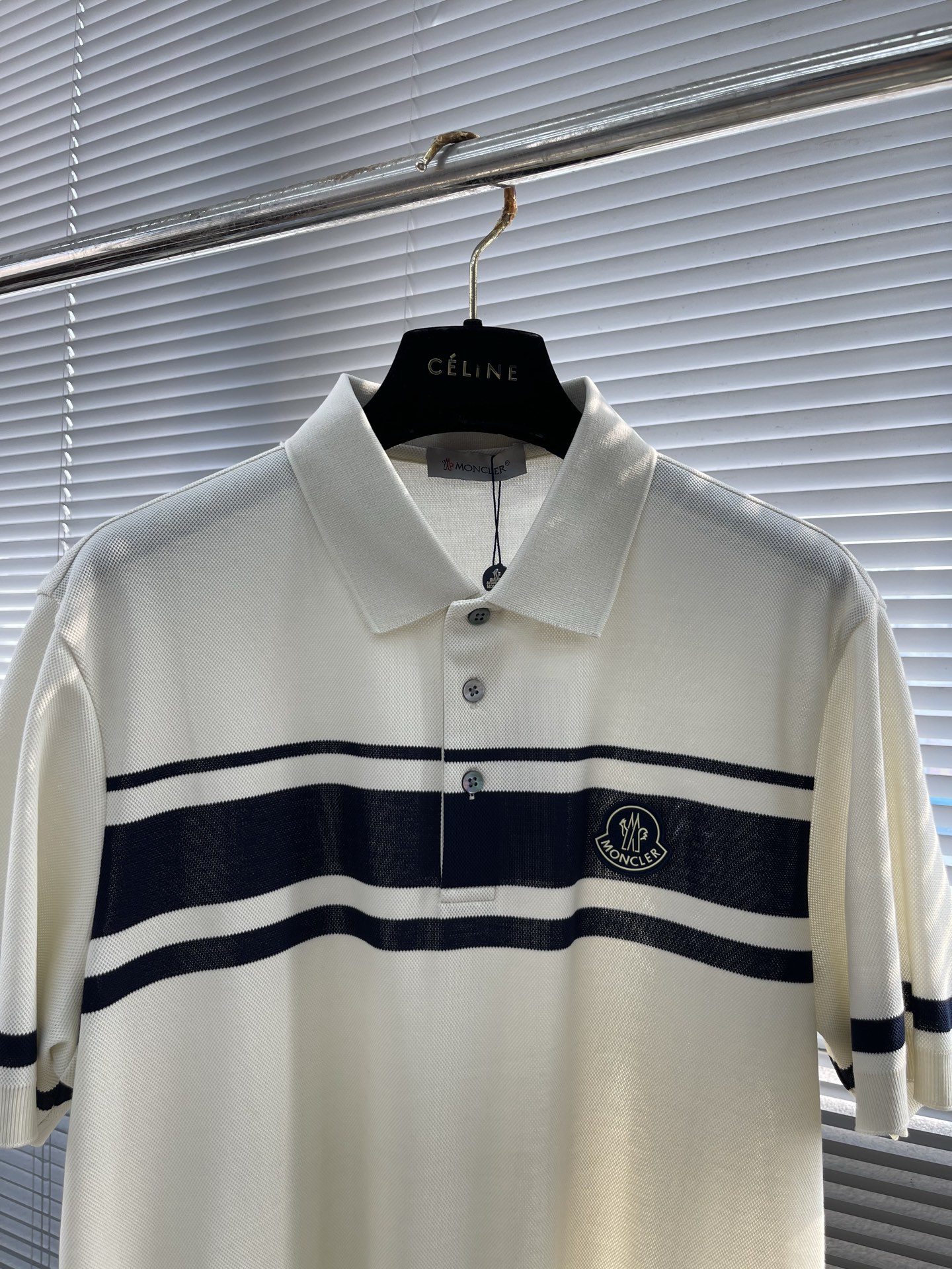 Moncler Men's Striped Piqué Polo Shirt Short Sleeve Classic Fit 2 i1745831724168 1721 0 6