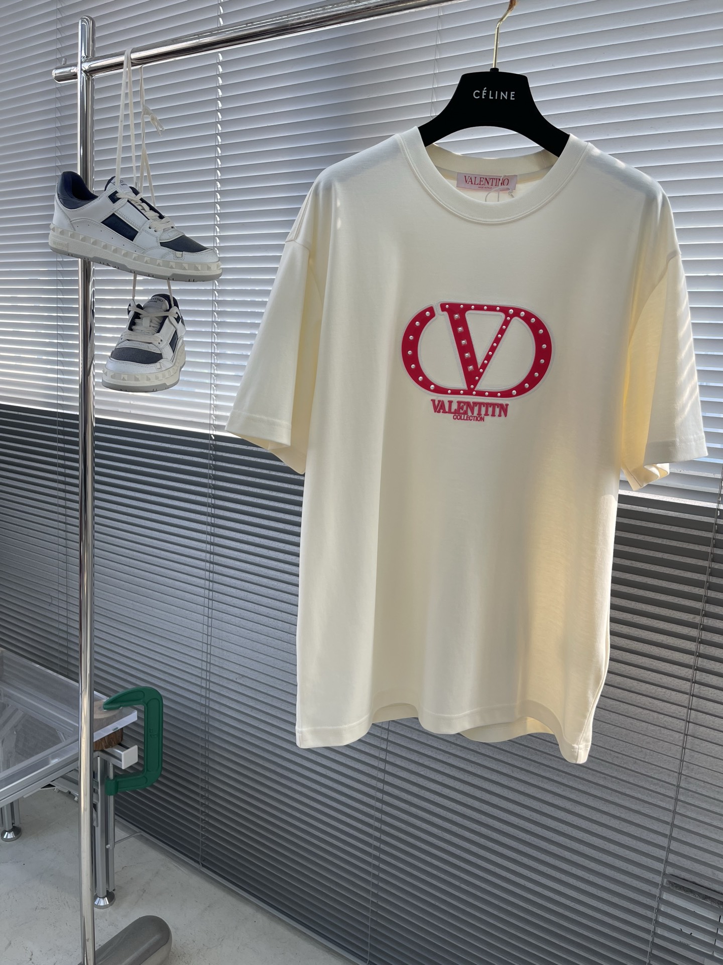 Valentino VLTN Logo T-Shirt - Custom Cotton, Fashion-Forward Style