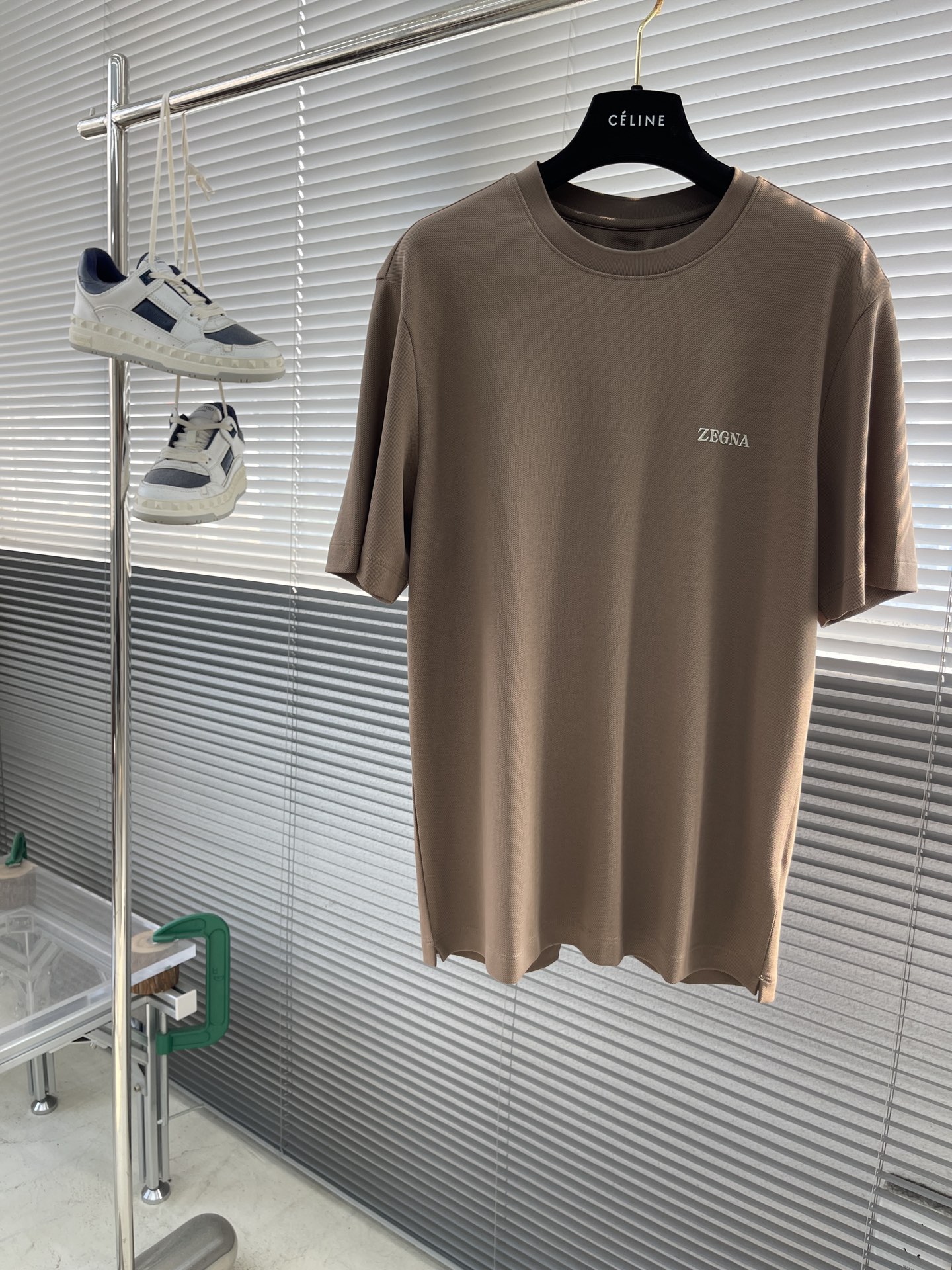 ZEGNA Men's Short Sleeve Crew Neck T-Shirt - Lightweight & Breathable