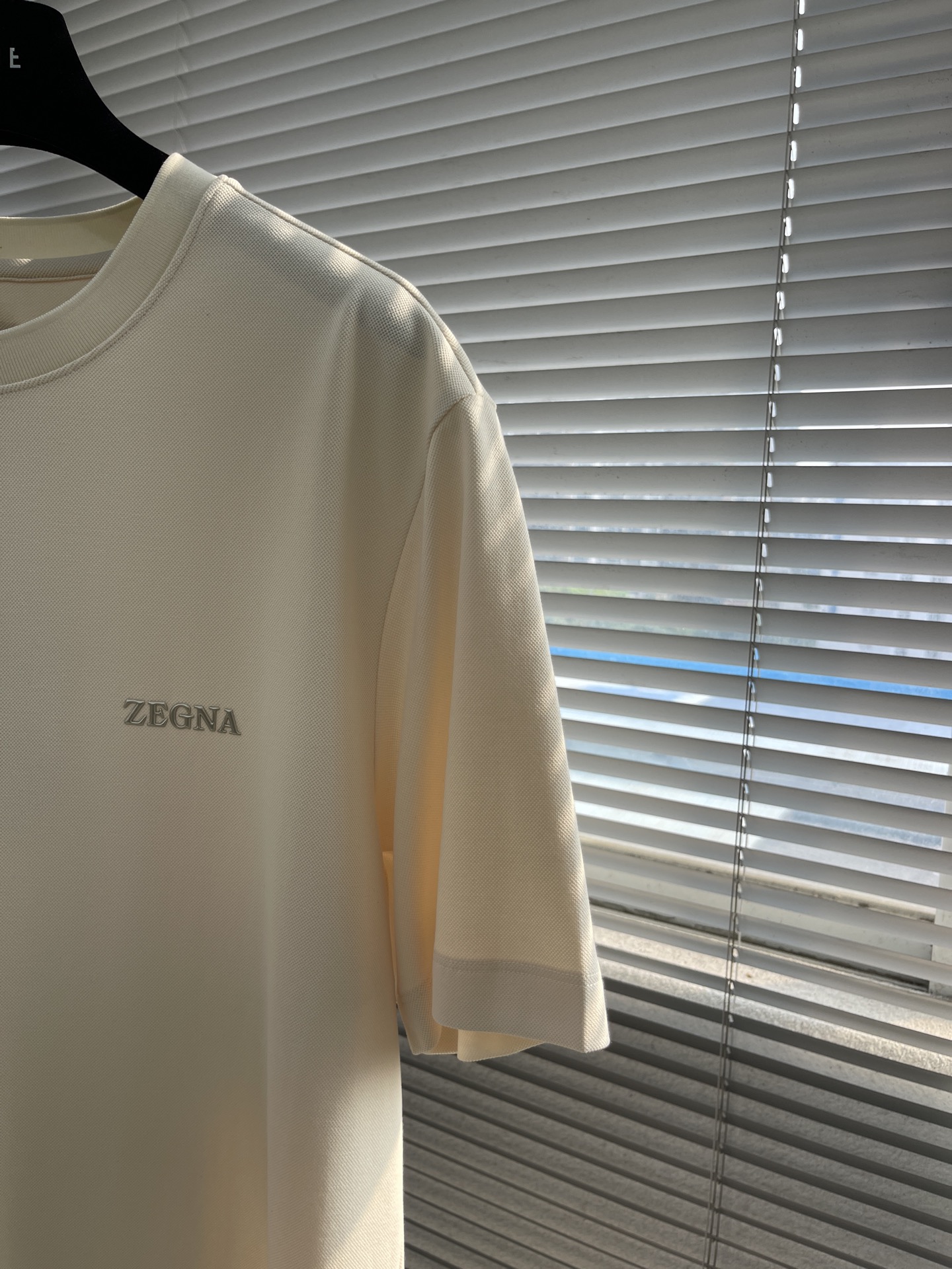 ZEGNA Men's Lightweight Breathable Pique Crew Neck T-Shirt, Casual and Stylish 2 i1745832676169 7911 0 6