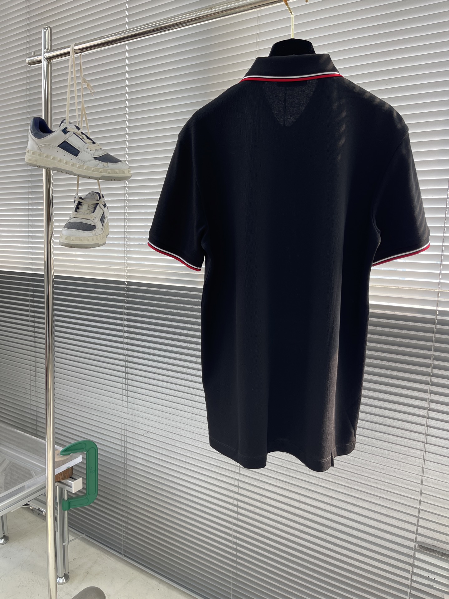 Prada Men's Polo Shirt - Short Sleeve Pique Cotton with Color Block Trim 8 i1745832799928 5955 0 7