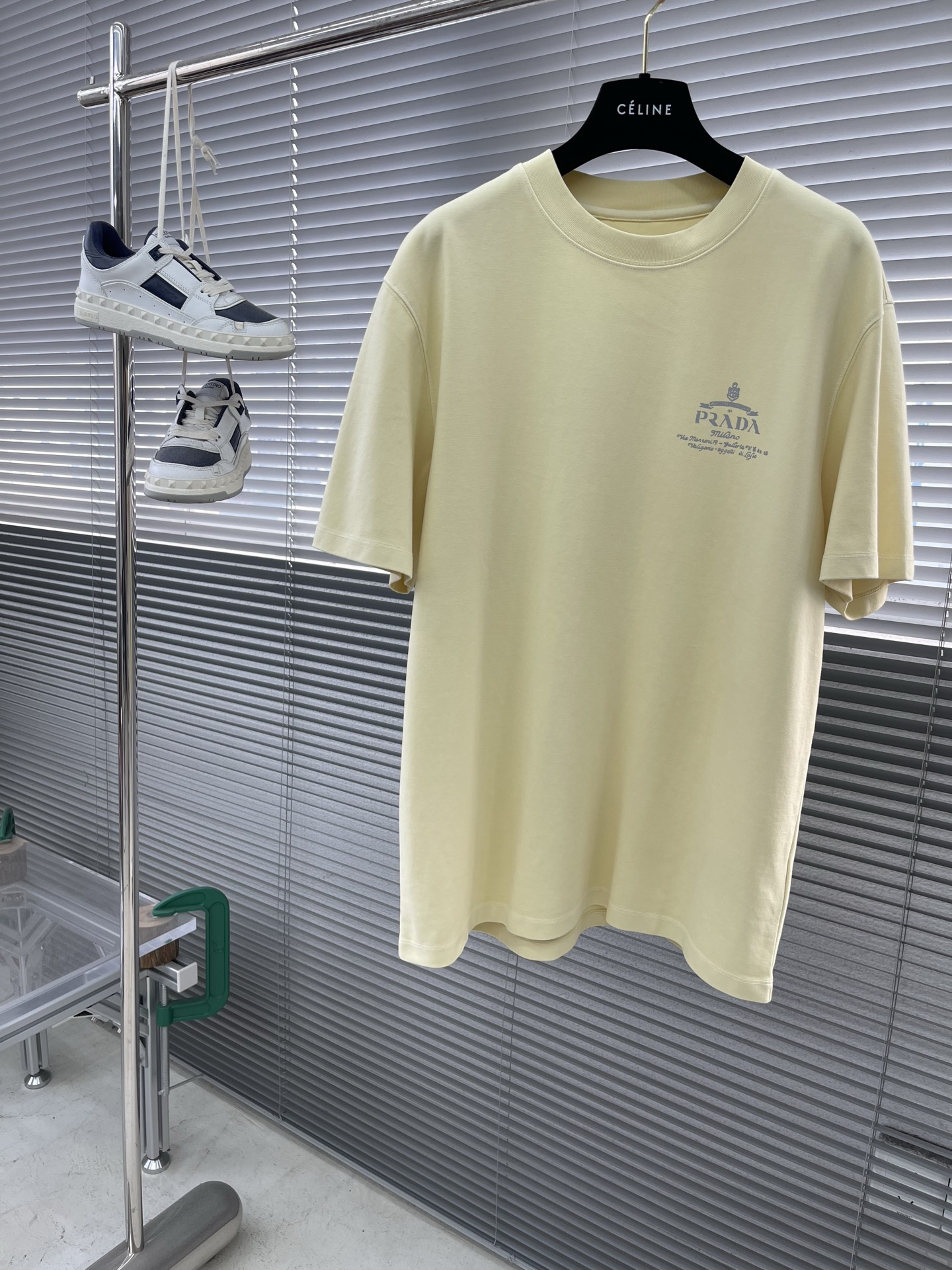 Prada 2025 Spring/Summer Crewneck T-Shirt - Vintage Washed Cotton Tee 1 i1745833333600 5516 0 5