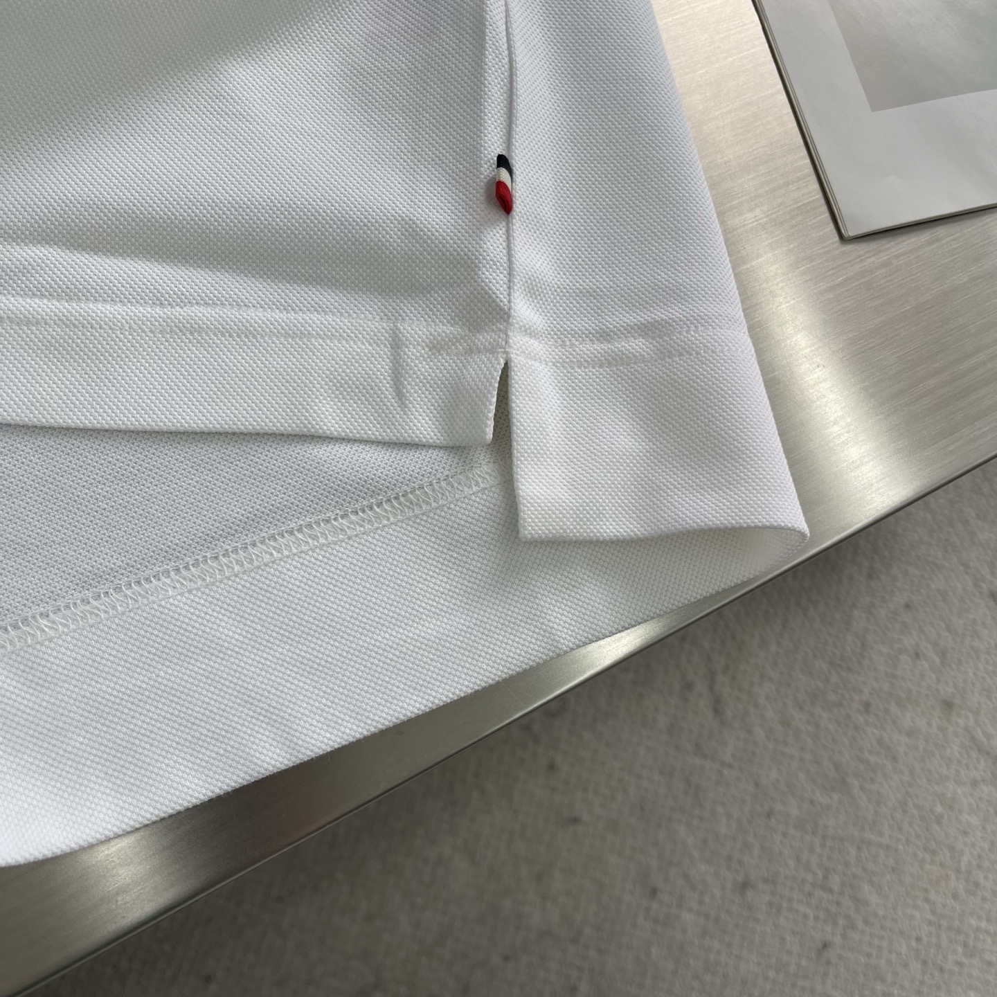 Moncler Men's Classic Fit Piqué Polo Shirt with Logo Detail - White 7 i1745923799496 2117 0 4