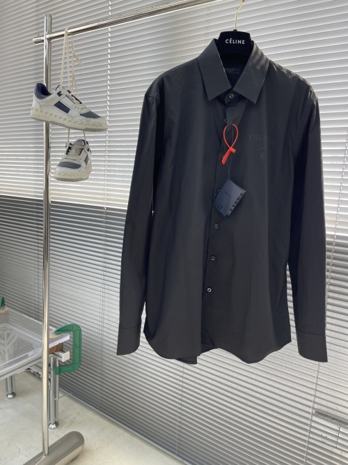 Prada Logo Shirt - Lightweight, Comfortable, and Stylish 1 Prada Logo Shirt - Lightweight, Comfortable, and Stylish