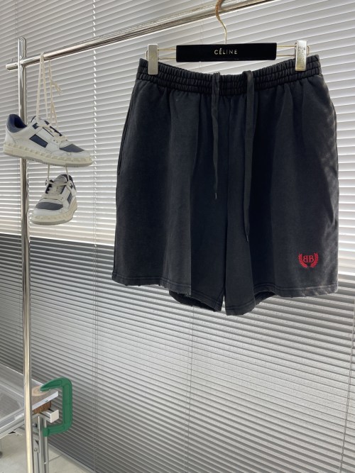 Balenciaga Laurel Classic Embroidered Cloud Cotton Terry Shorts - Comfortable & Stylish 1 Balenciaga Laurel Classic Embroidered Cloud Cotton Terry Shorts - Comfortable & Stylish