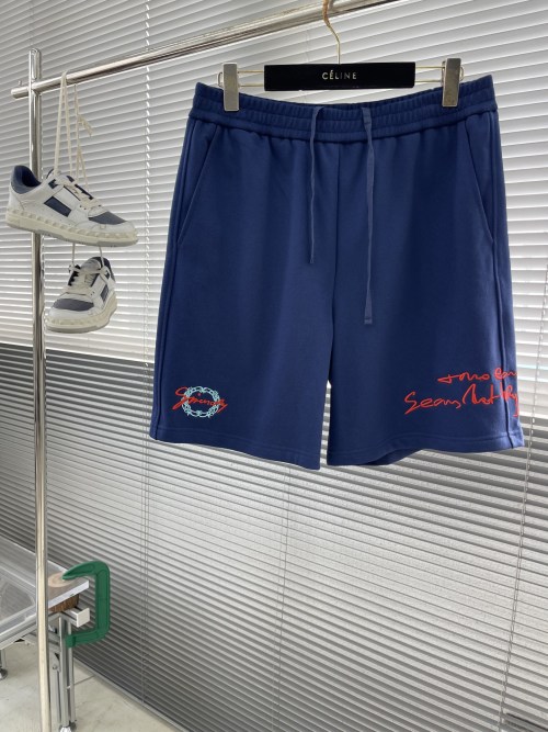 Celine 25SS Embroidered Cotton Terry Shorts - Comfortable & Stylish 1 Celine 25SS Embroidered Cotton Terry Shorts - Comfortable & Stylish