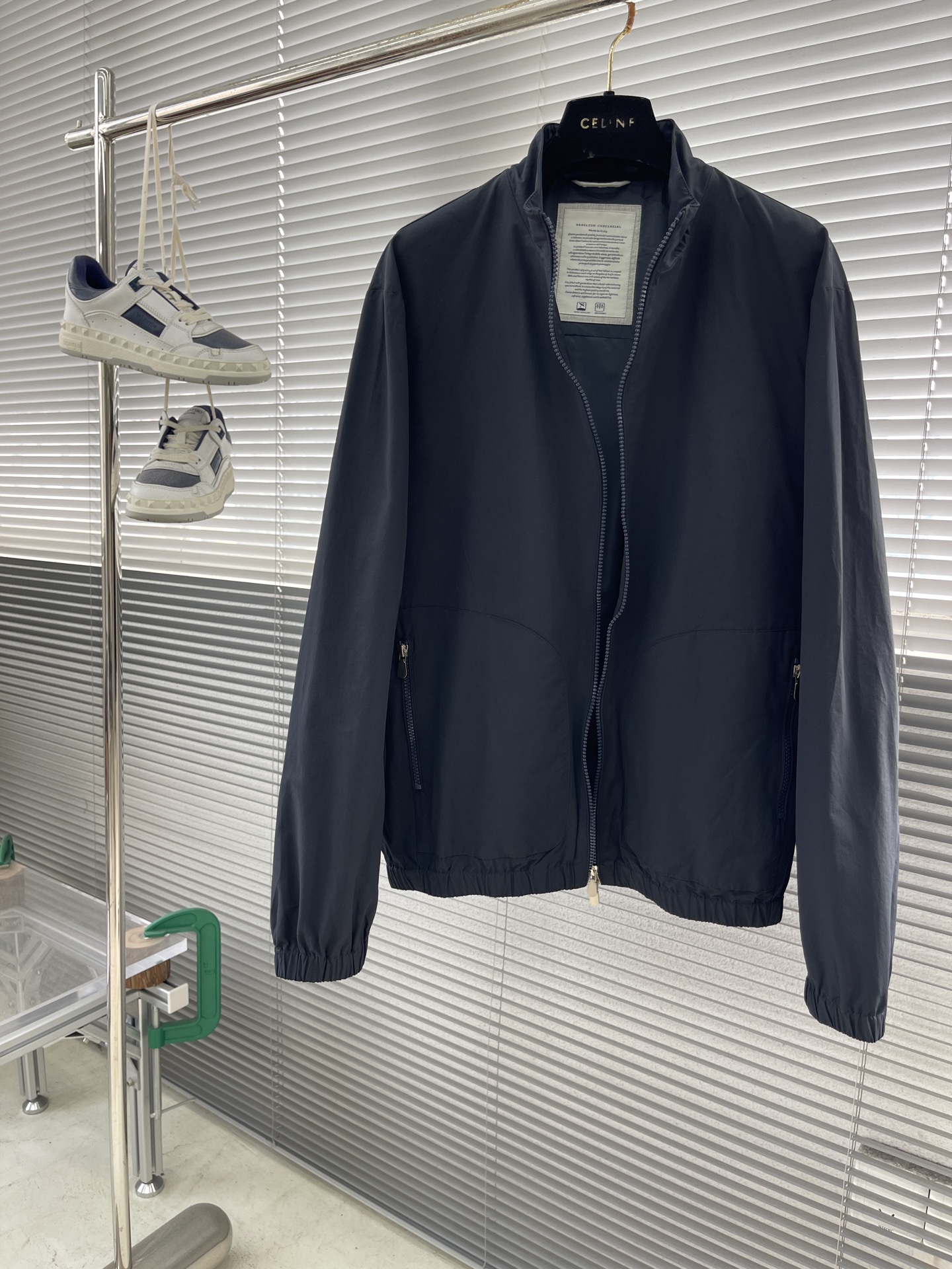 Men's Spring Stand Collar Thin Jacket with Zipper Pockets 2 i1745926990311 4762 0 6