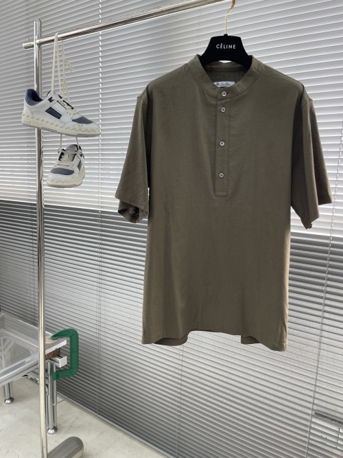 Loro Piana Linen Short Sleeve Shirt - Breathable & Stylish Summer Top 1 Loro Piana Linen Short Sleeve Shirt - Breathable & Stylish Summer Top