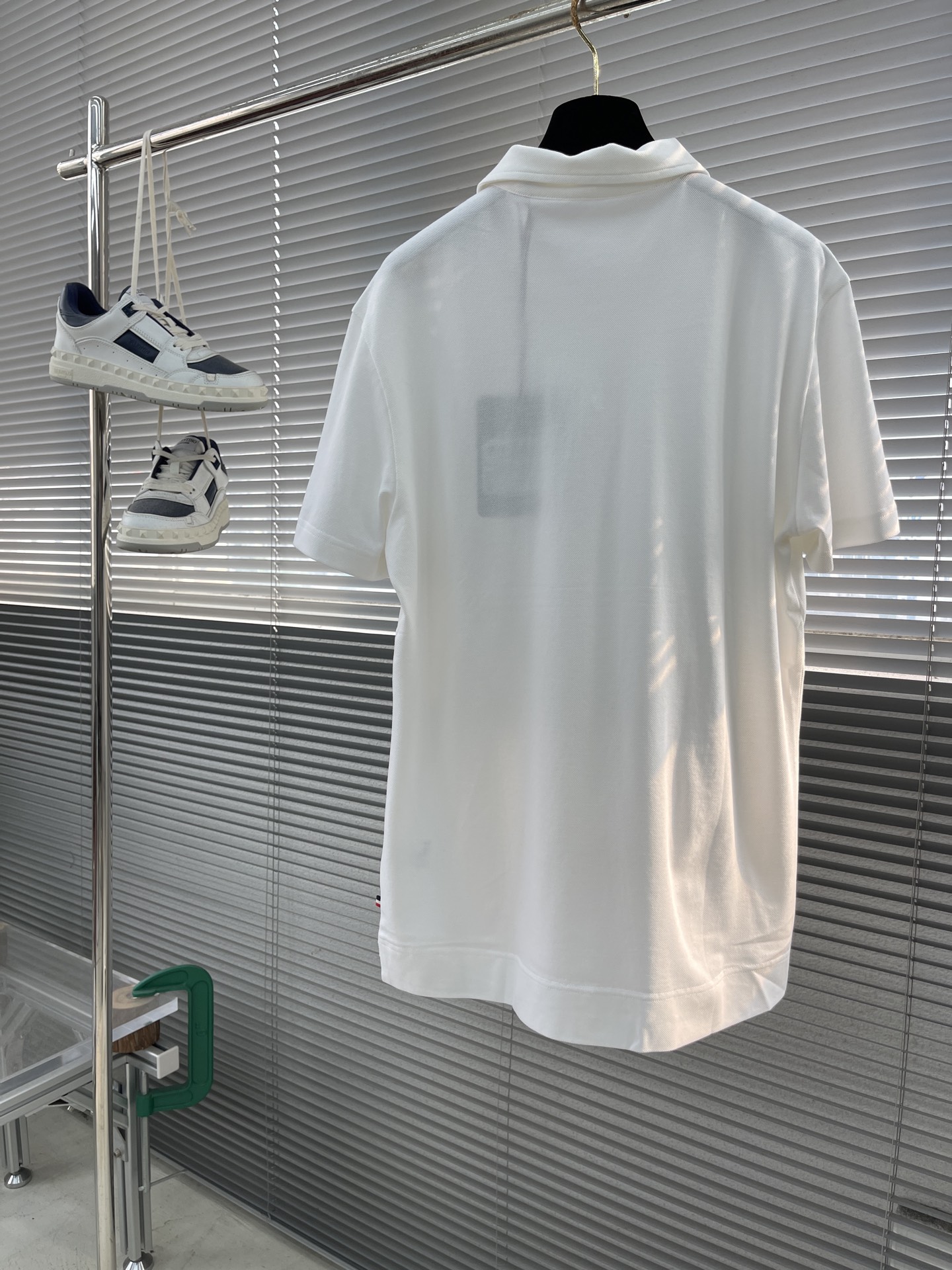 Moncler Men's Classic Fit Piqué Polo Shirt with Logo Detail - White 8 i1745927747825 5488 0 7