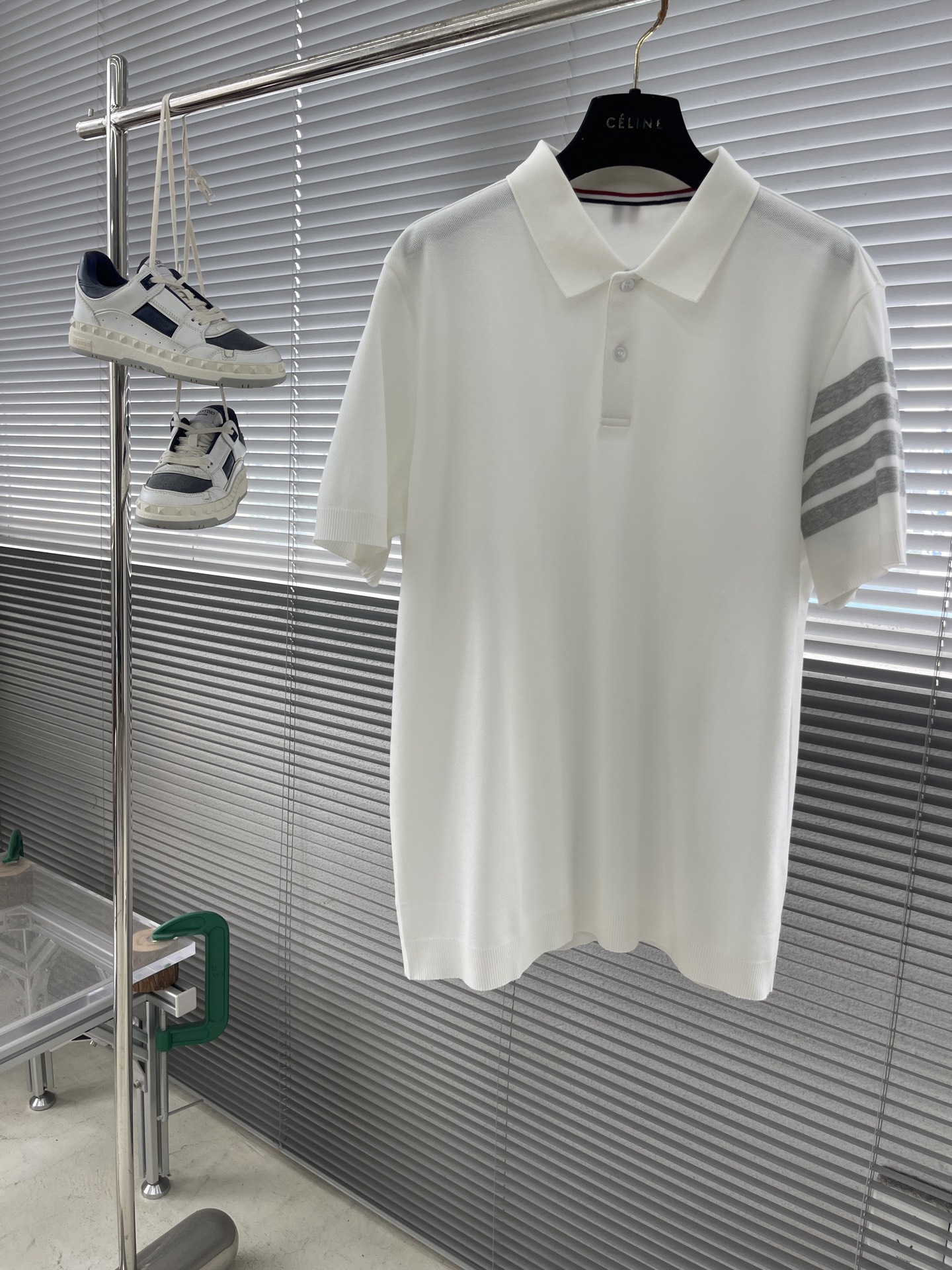 Classic Fit Polo Shirt with Striped Sleeve Detail - Spring/Summer 2025 Collection 1 i1745928172092 6012 0 5