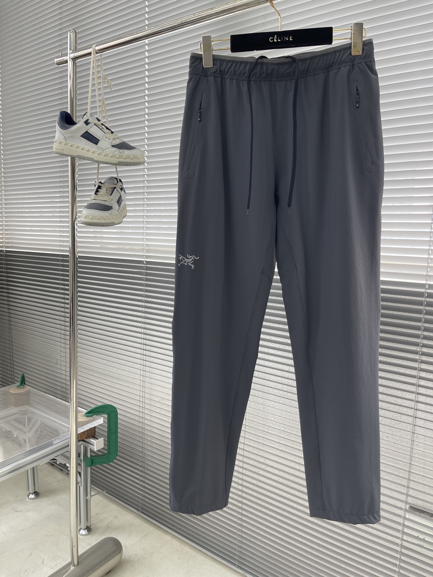 Arc'teryx Men's Grey Outdoor Quick-Dry Ripstop Hiking Pants With Reflective Logo 1 i1745928659233 4024 0 7