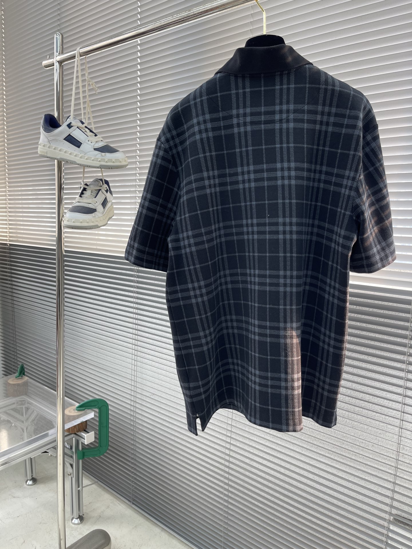 Burberry Men's Plaid Stretch Cotton Blend Polo Shirt Short Sleeve 8 i1745929303737 353 0 7