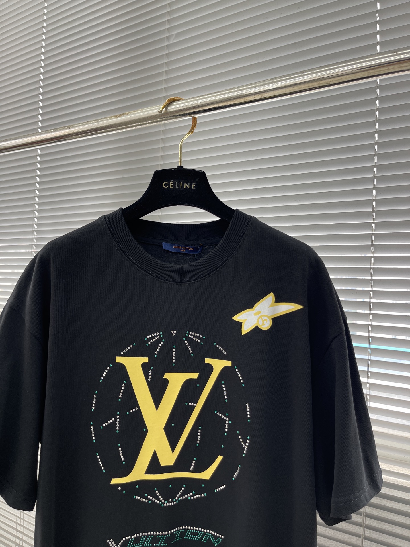 Louis Vuitton Rhinestone Earth Graphic T-Shirt - Premium Cotton, S-XL 2 i1746006711882 8353 0 6