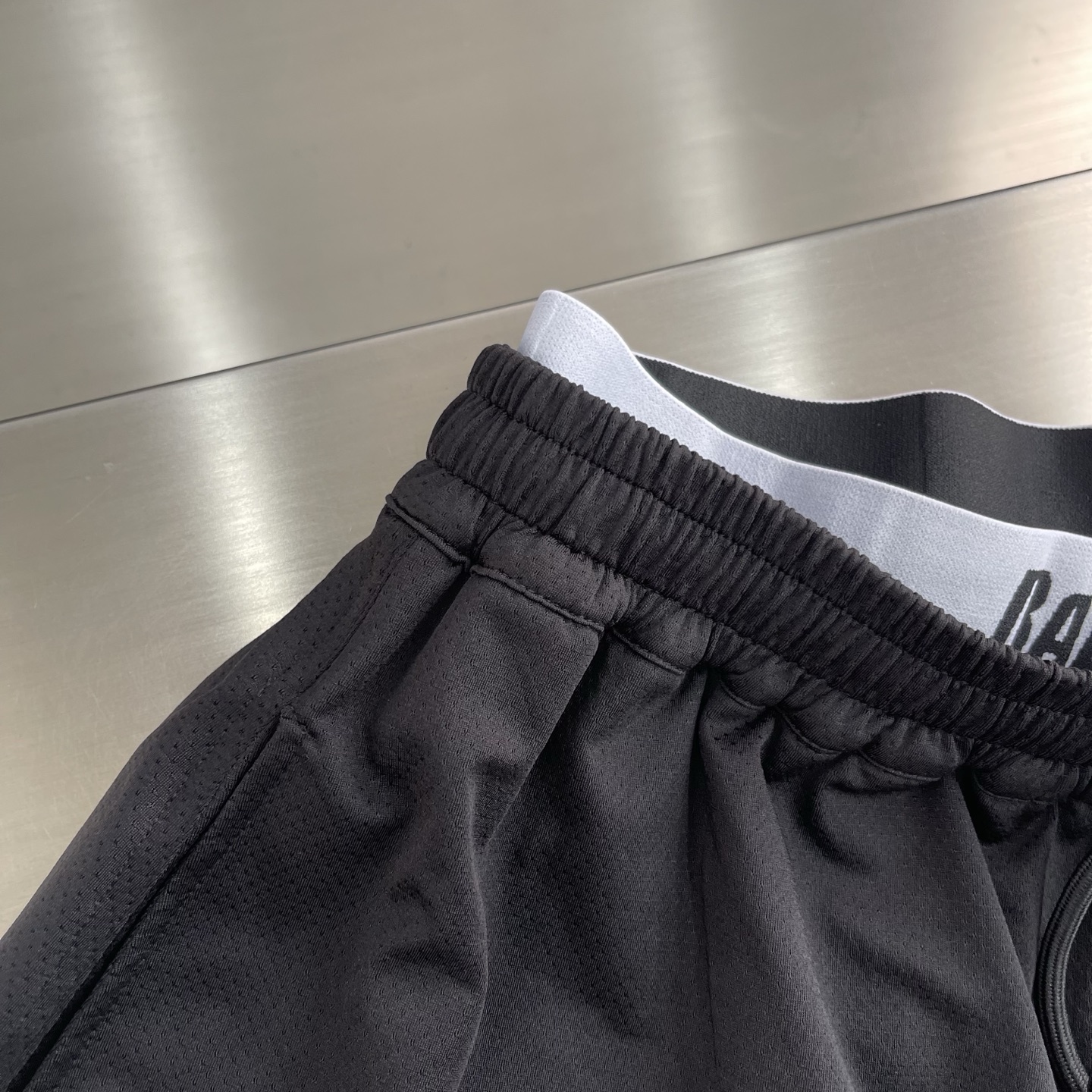 Balenciaga Black Mesh Shorts - Lightweight, Breathable, and Stylish for Men 4 i1746268443729 5359 0 1