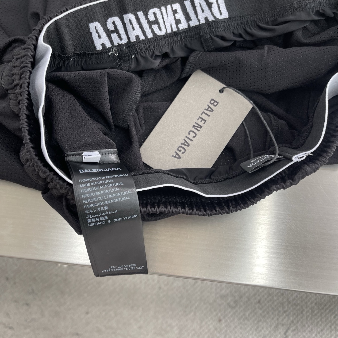 Balenciaga Black Mesh Shorts - Lightweight, Breathable, and Stylish for Men 8 i1746268445015 1740 0 5