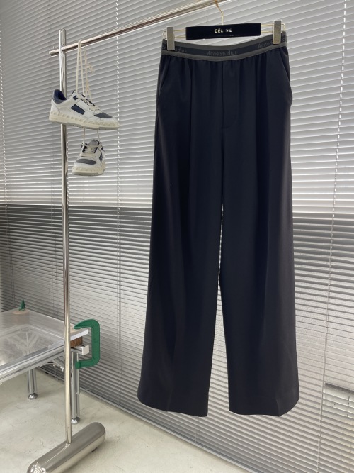 Acne Studios Logo Casual Pants PET Custom Silk Trousers 1 Acne Studios Logo Casual Pants PET Custom Silk Trousers