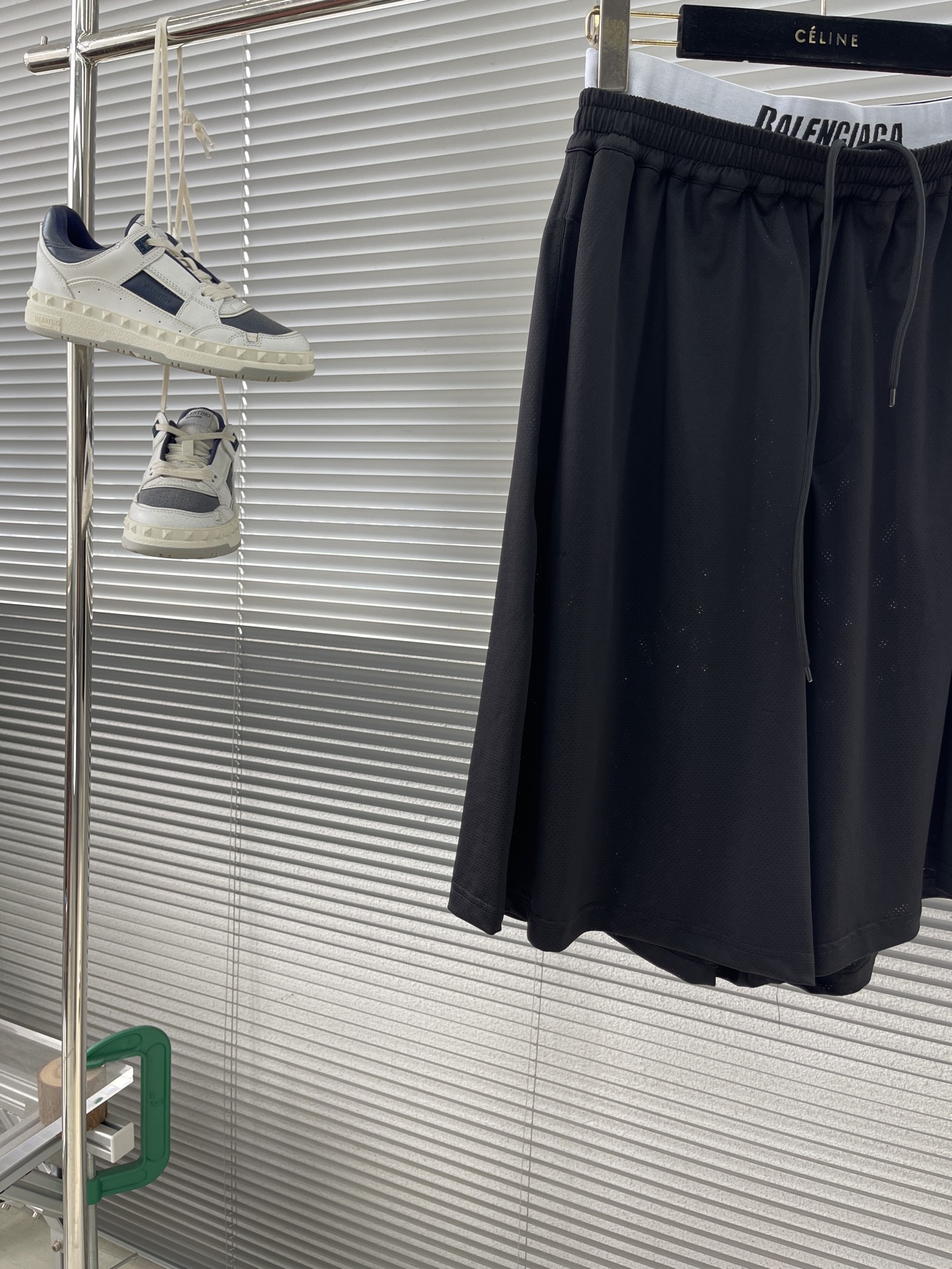 Balenciaga Black Mesh Shorts - Lightweight, Breathable, and Stylish for Men 2 i1746353870697 9954 0 7