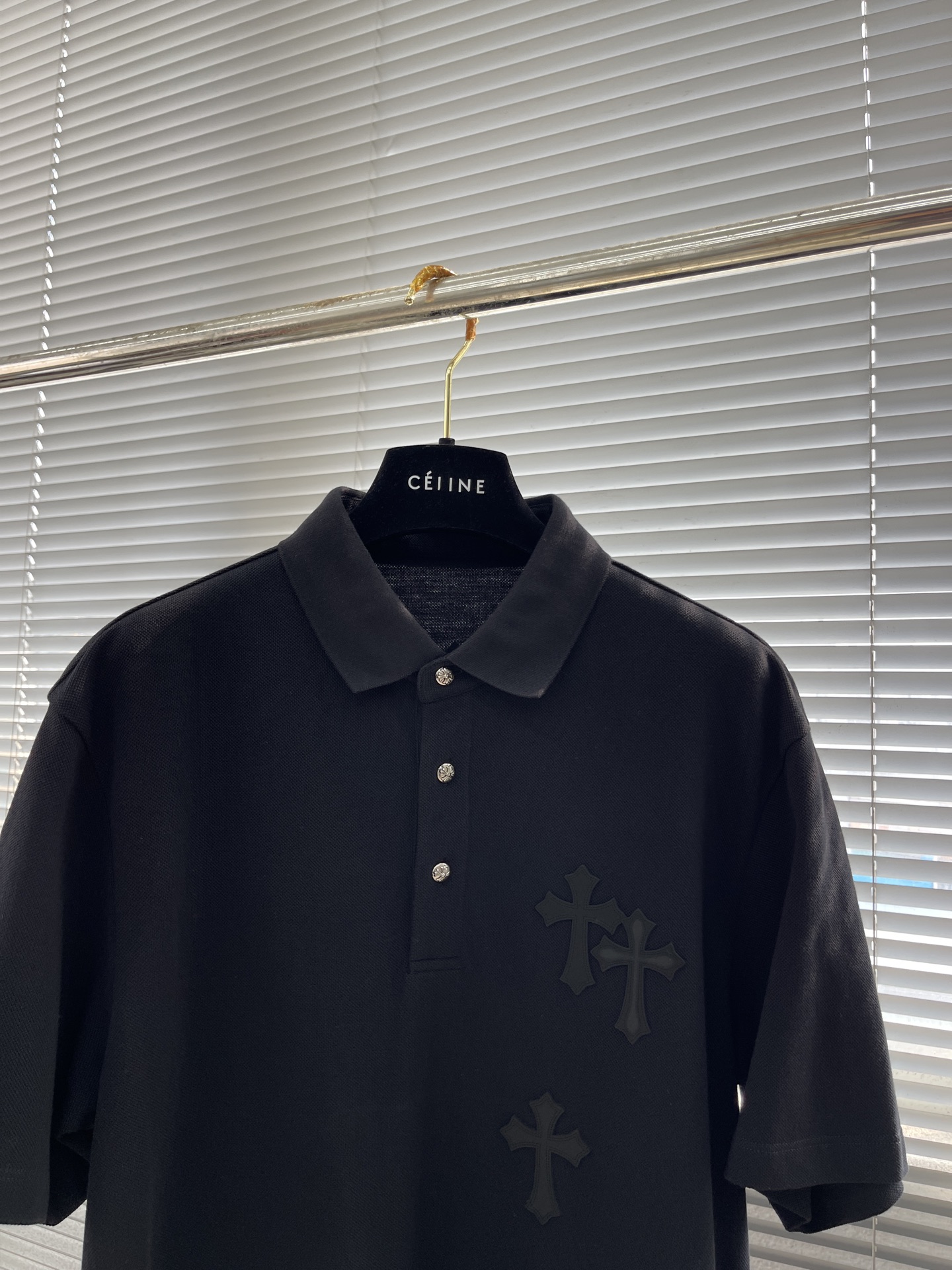 Chrome Hearts 2025 Spring/Summer Polo Shirt - Cross Design, Relaxed Fit 2 i1746354362244 4878 0 6