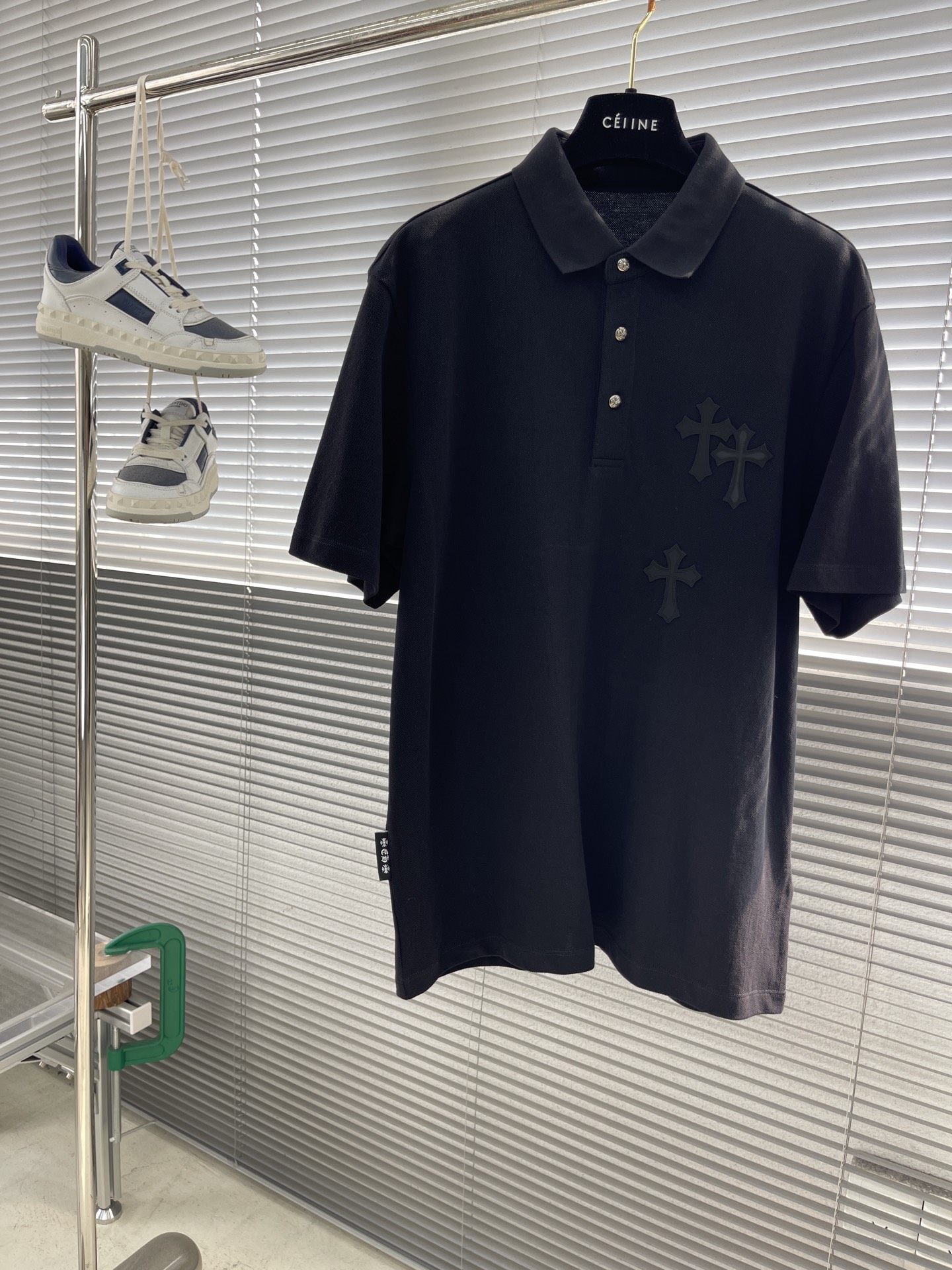 Chrome Hearts 2025 Spring/Summer Polo Shirt - Cross Design, Relaxed Fit 1 i1746354362246 1053 0 5