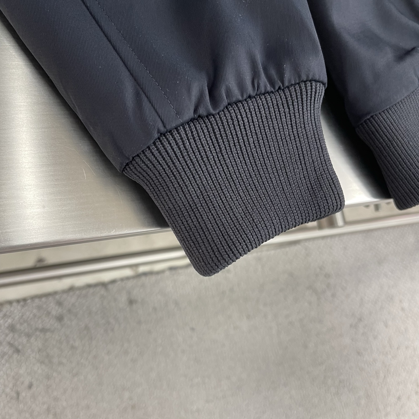 -Celin 刺绣人丝夹克 海军蓝哈灵顿夹克外套凯旋门男女同款码数：48.50.52.54衣长63656