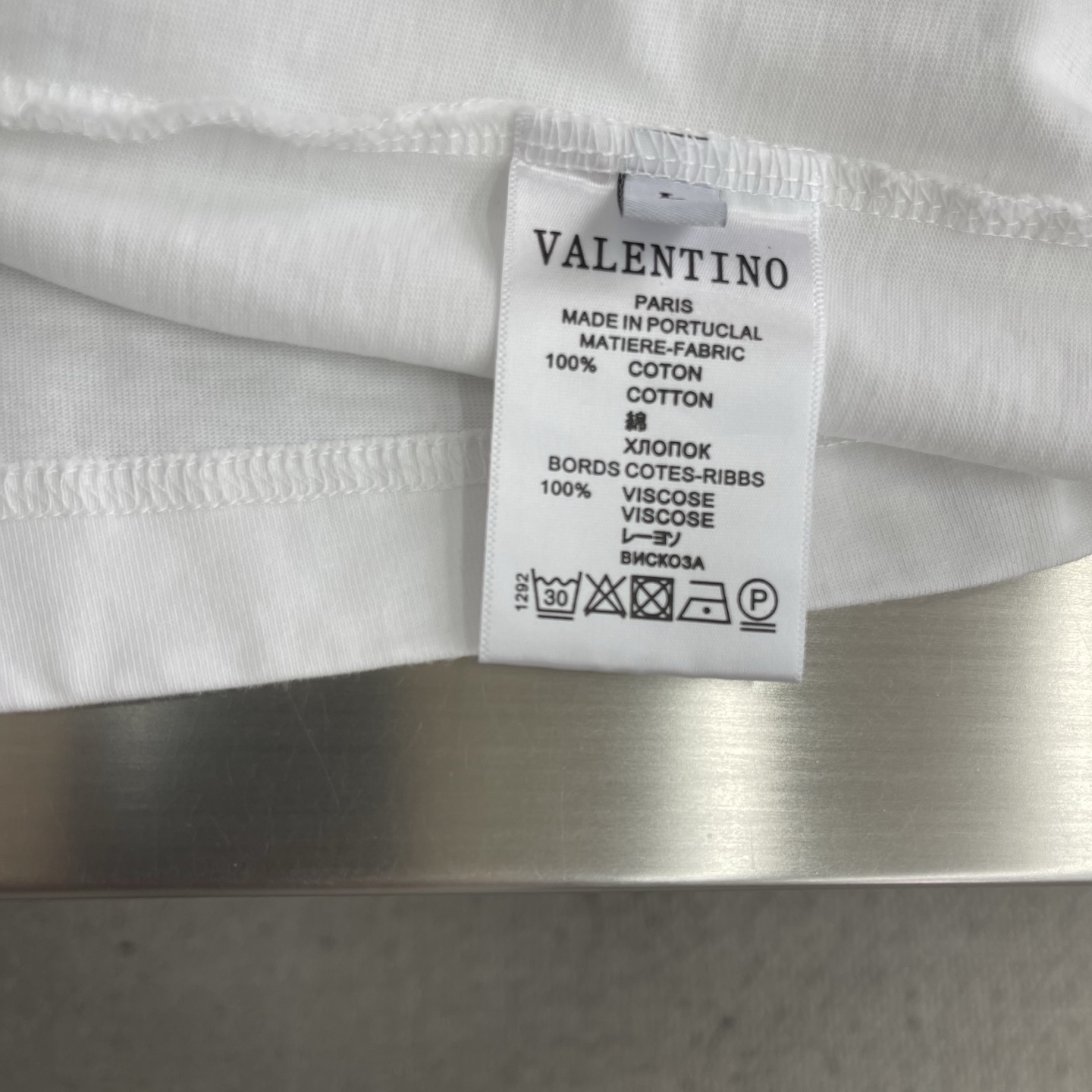 -VLTN 2026春夏新款 重工中空绣花 300克短袖t恤 宽松版型男女同款 尺码 ：S M L XL