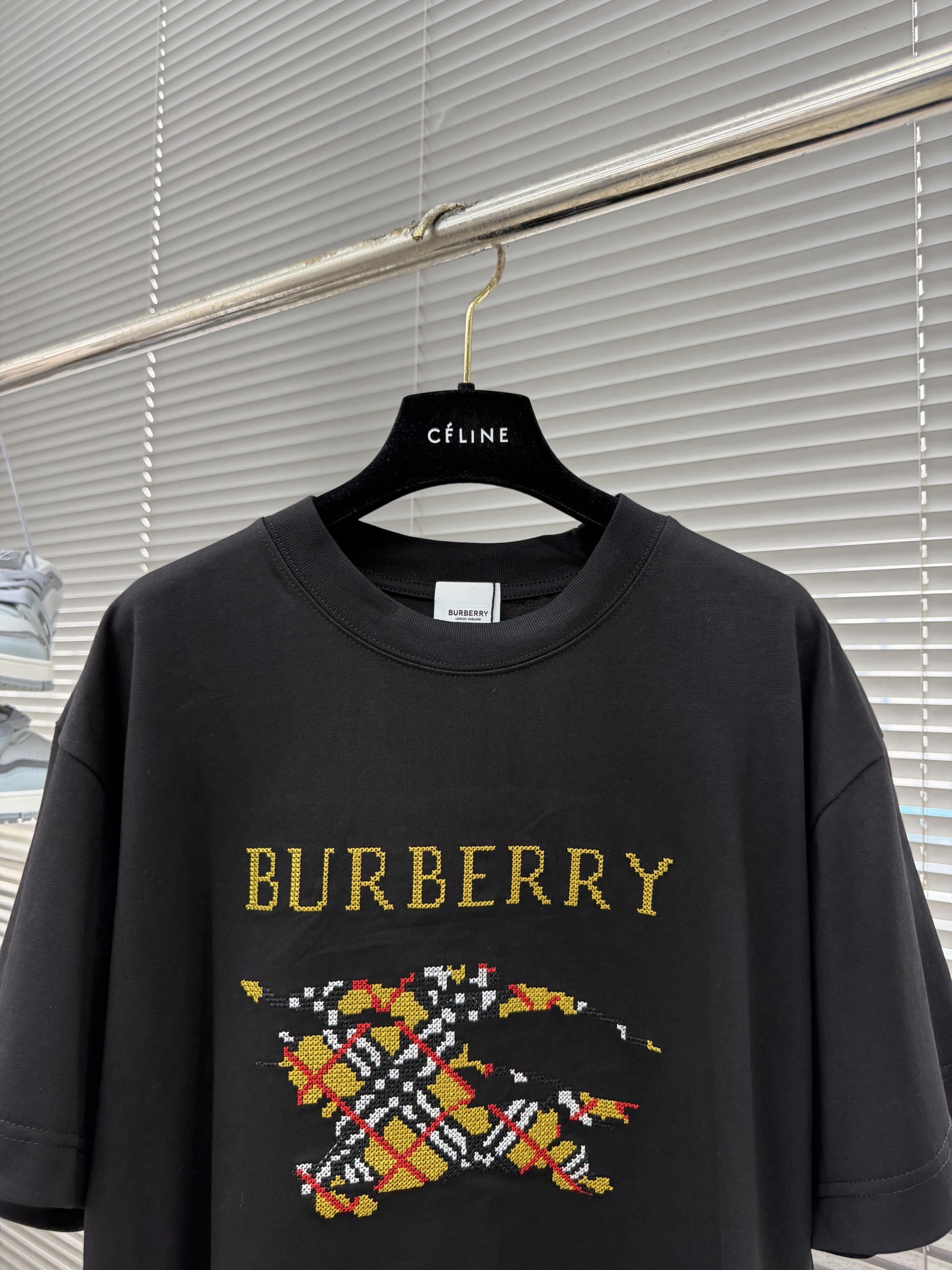 -BBR 2026春夏新款 精致绣花 300克短袖t恤 宽松版型男女同款 尺码 ：S M L XL XX