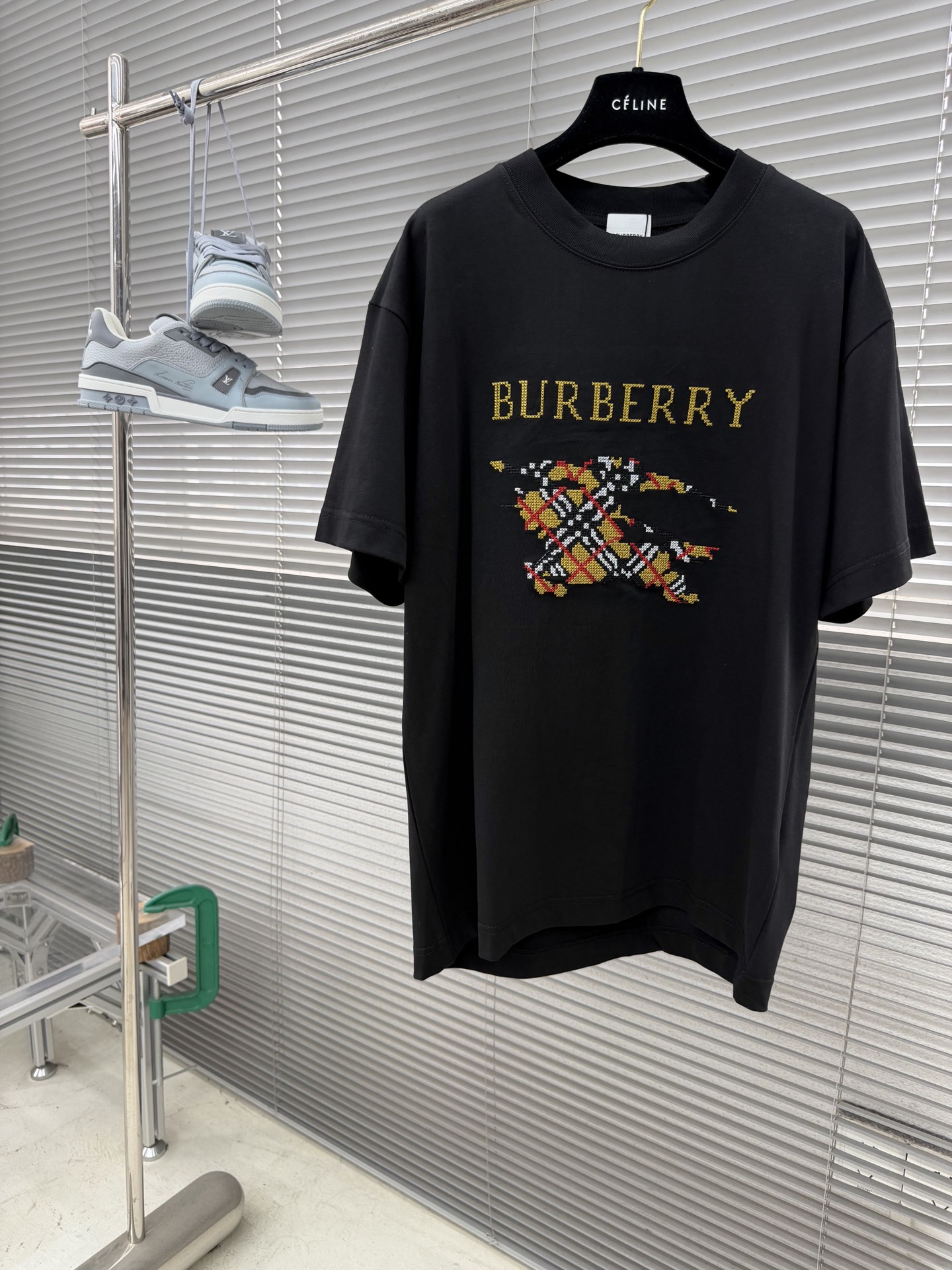 -BBR 2026春夏新款 精致绣花 300克短袖t恤 宽松版型男女同款 尺码 ：S M L XL XX