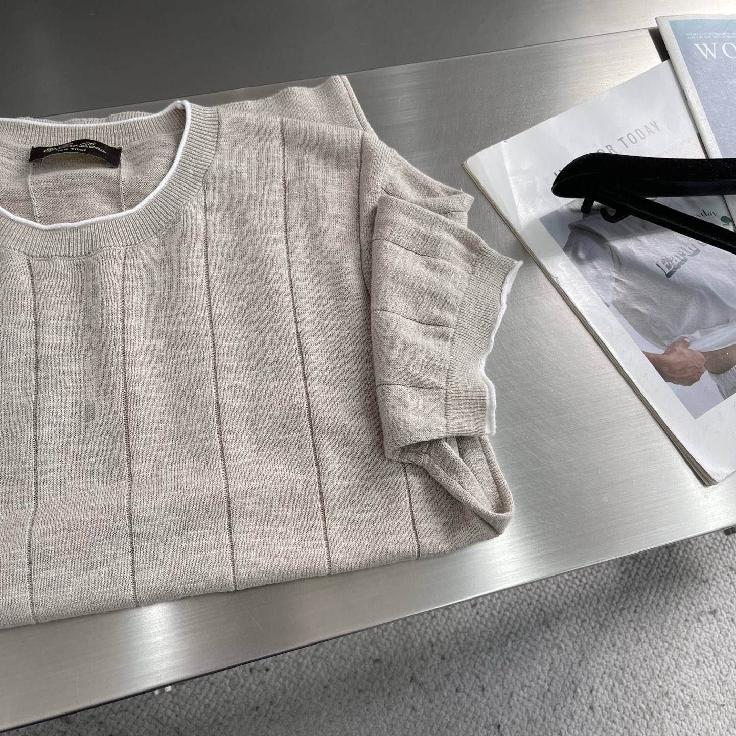 -Loro Piana     顶级老钱风2026ss最新出品 法国进口雨露麻➕竹节棉混纺 被誉为会呼吸
