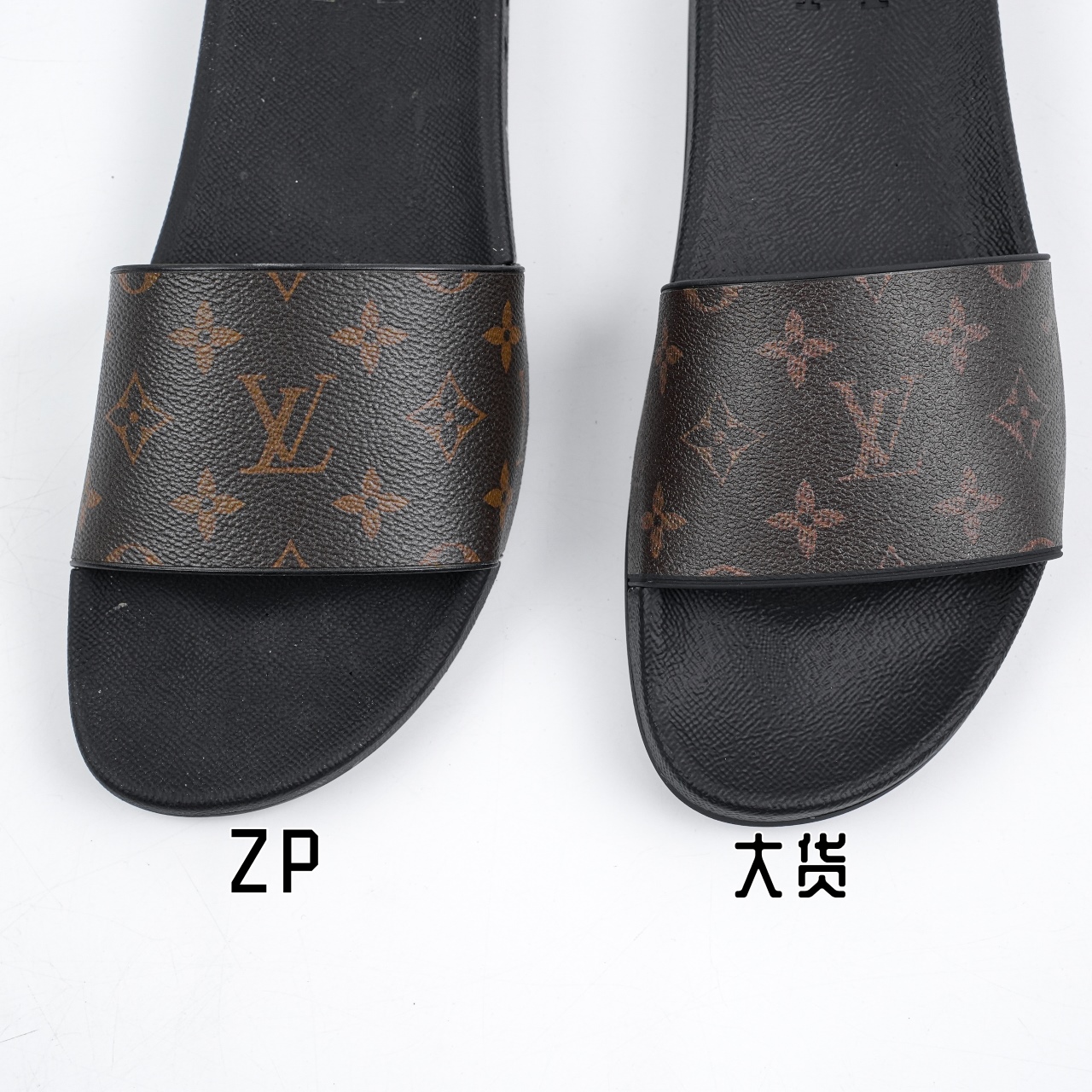 图片[2]-【渠道纯原】Louis Vuitton LV Waterfront 舒适休闲 速干一字拖鞋 可涉水沙滩拖鞋 经典压花系列传承Trainer设计 今年绝比小爆款系列 高端零售可主推款。  原版一比一开发 专柜正品以发售 平台开始预售已上架，大家放心选购 品质超赞 全鞋全真牛皮 私模独立开发原大底 市场独家 压花工艺 水洗牛仔和原版几乎接近一致 全套专柜一致包装。  尺码：39 40 41 42 43 44 45 46-选品中心