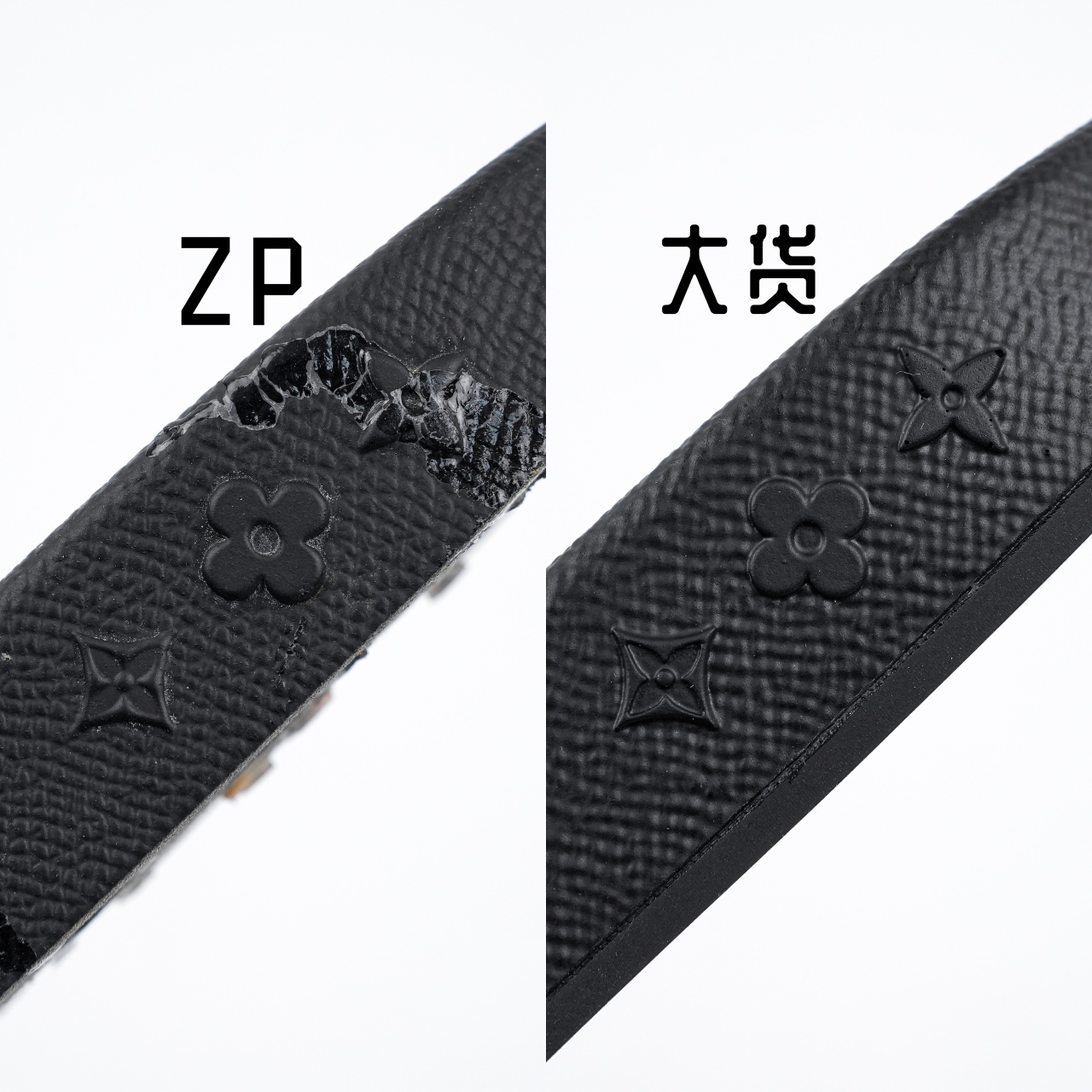 图片[4]-【渠道纯原】Louis Vuitton LV Waterfront 舒适休闲 速干一字拖鞋 可涉水沙滩拖鞋 经典压花系列传承Trainer设计 今年绝比小爆款系列 高端零售可主推款。  原版一比一开发 专柜正品以发售 平台开始预售已上架，大家放心选购 品质超赞 全鞋全真牛皮 私模独立开发原大底 市场独家 压花工艺 水洗牛仔和原版几乎接近一致 全套专柜一致包装。  尺码：39 40 41 42 43 44 45 46-选品中心