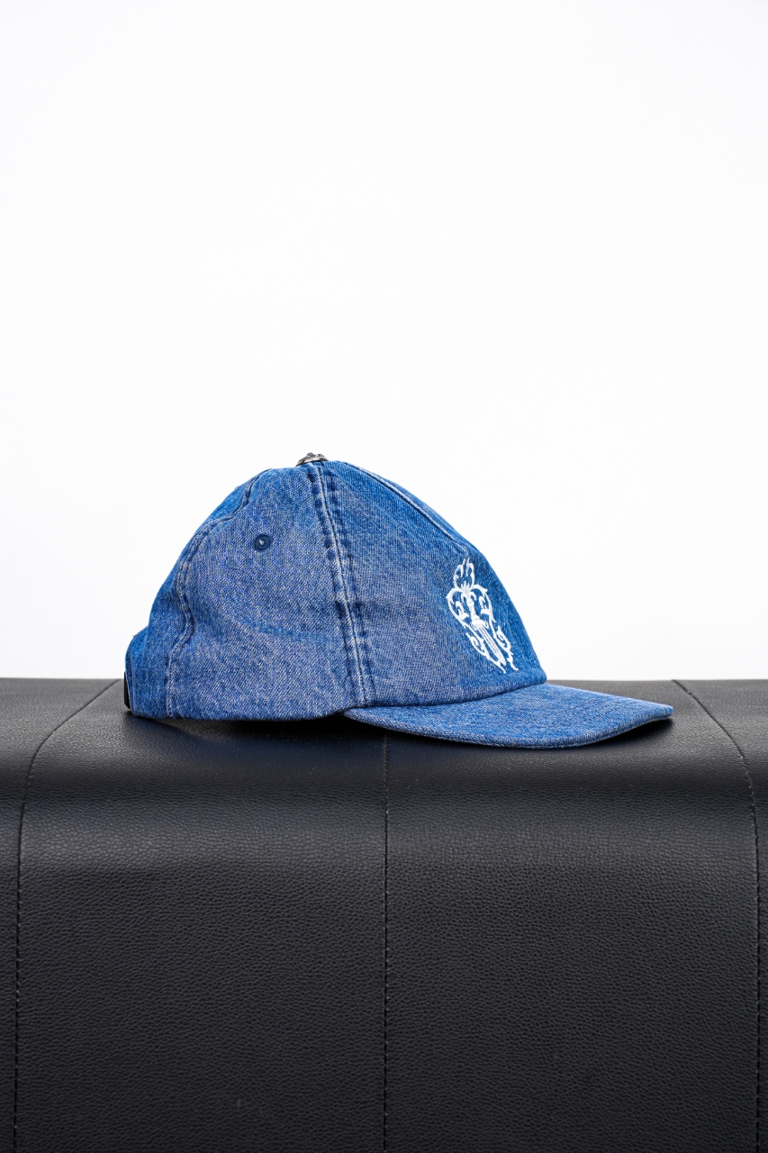 180 Chrome Hearts/克罗心 藤蔓宝剑图案帽子 蓝色