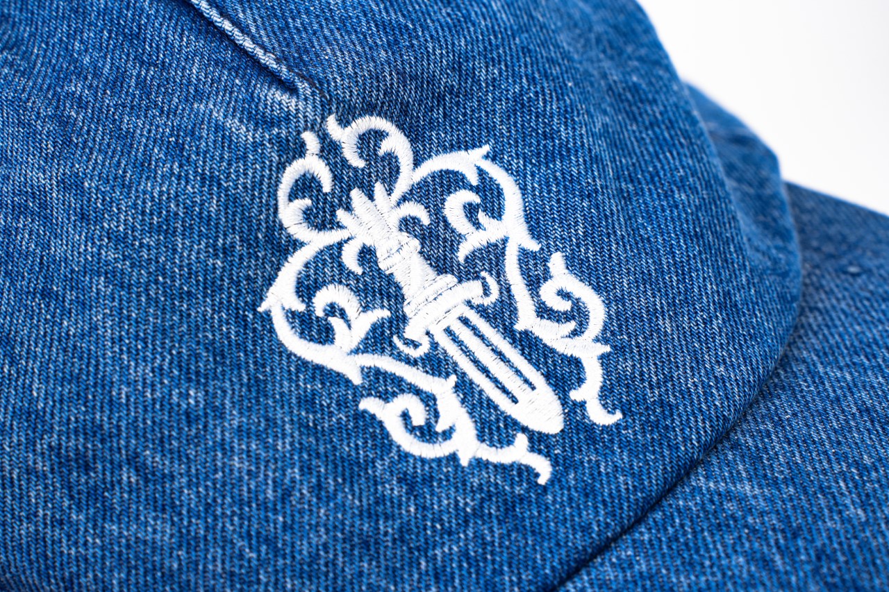 180 Chrome Hearts/克罗心 藤蔓宝剑图案帽子 蓝色