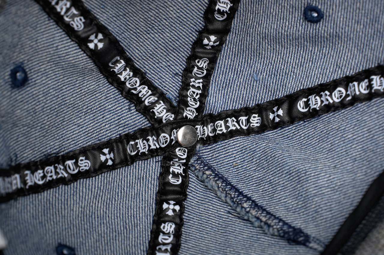 180 Chrome Hearts/克罗心 藤蔓宝剑图案帽子 蓝色