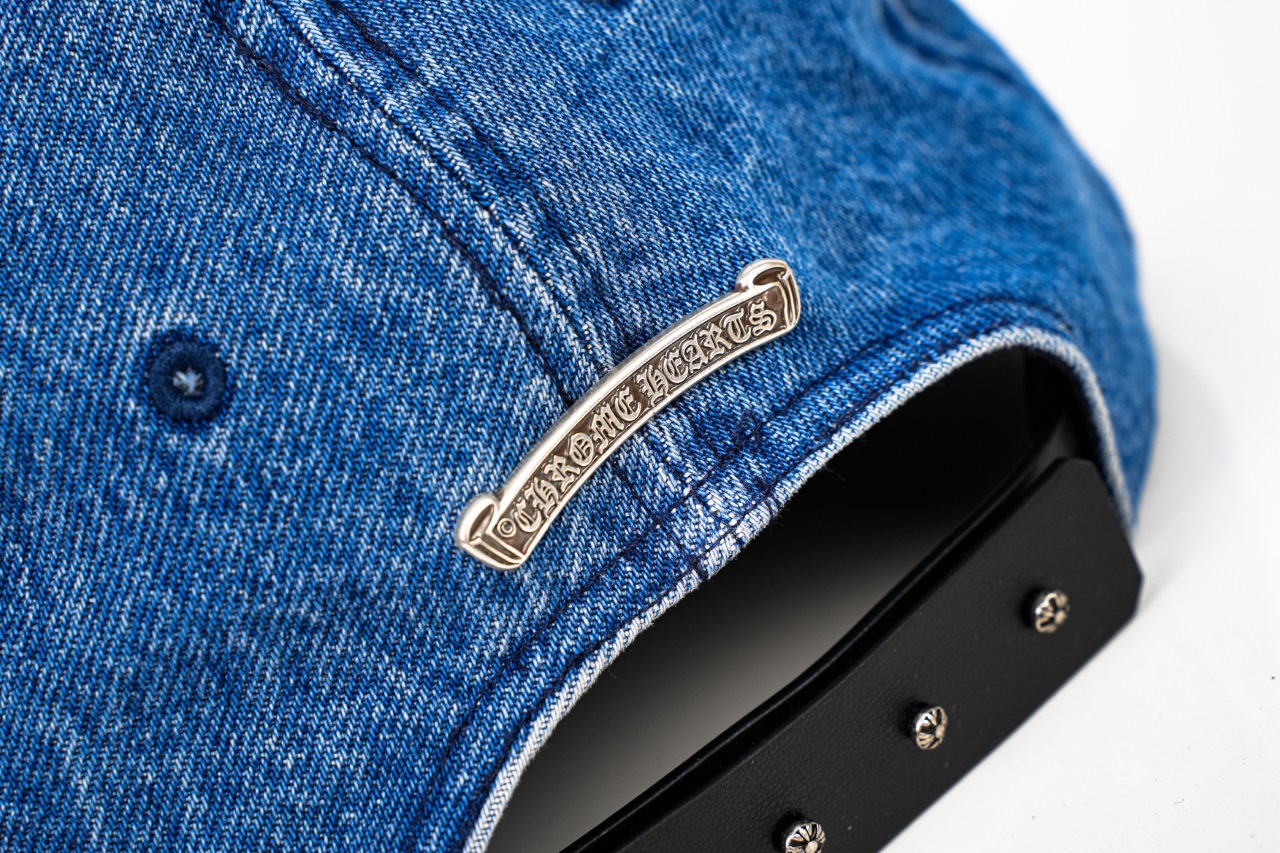 180 Chrome Hearts/克罗心 藤蔓宝剑图案帽子 蓝色