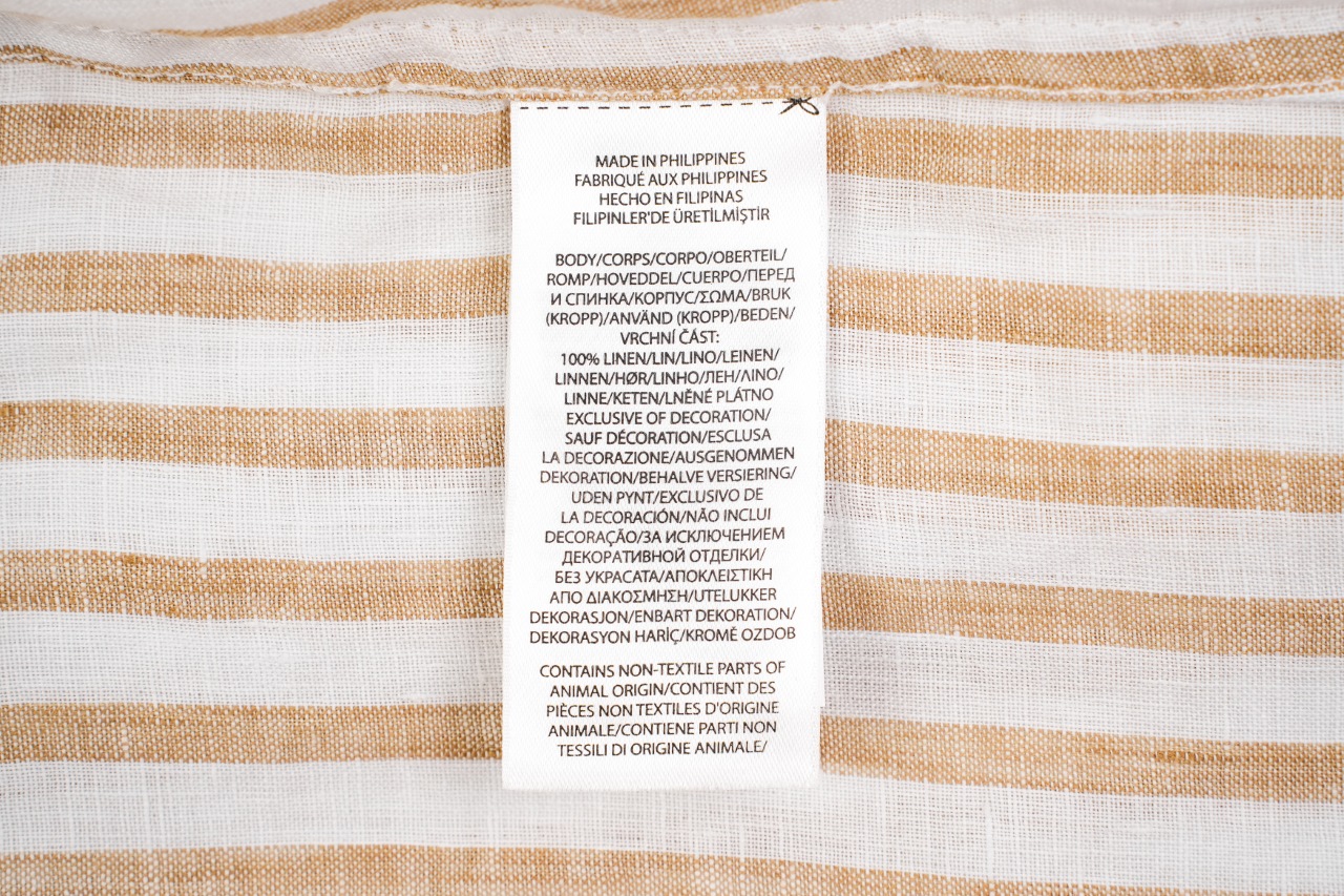 340 拉尔夫劳伦亚麻衬衫薄款 面料：21支精纺色织竖条亚麻布