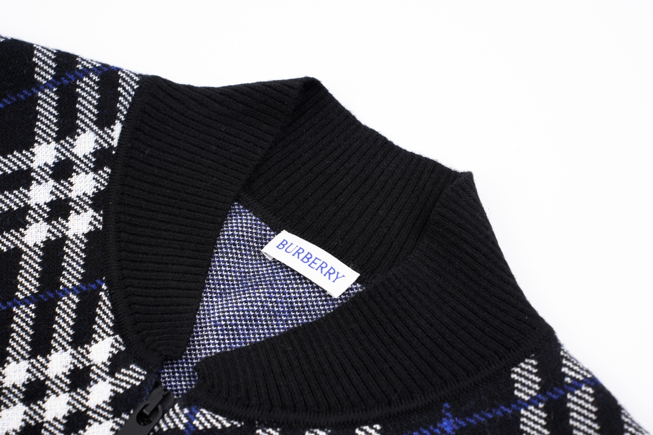 400 巴宝莉 25 格纹羊毛夹克外套