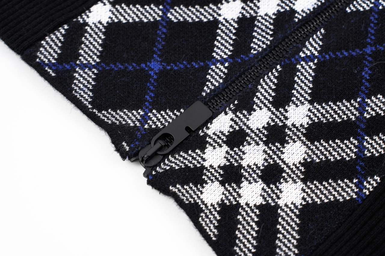 400 巴宝莉 25 格纹羊毛夹克外套