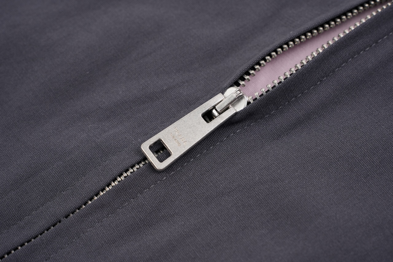 Prada/普拉达 25 小标灰粉夹克外套