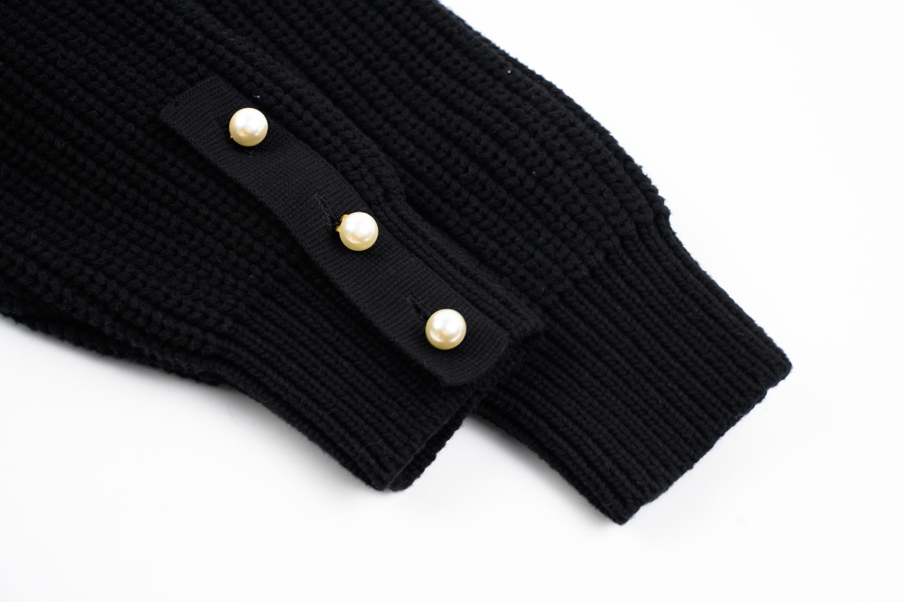 LV金冠半拉链套头毛衫