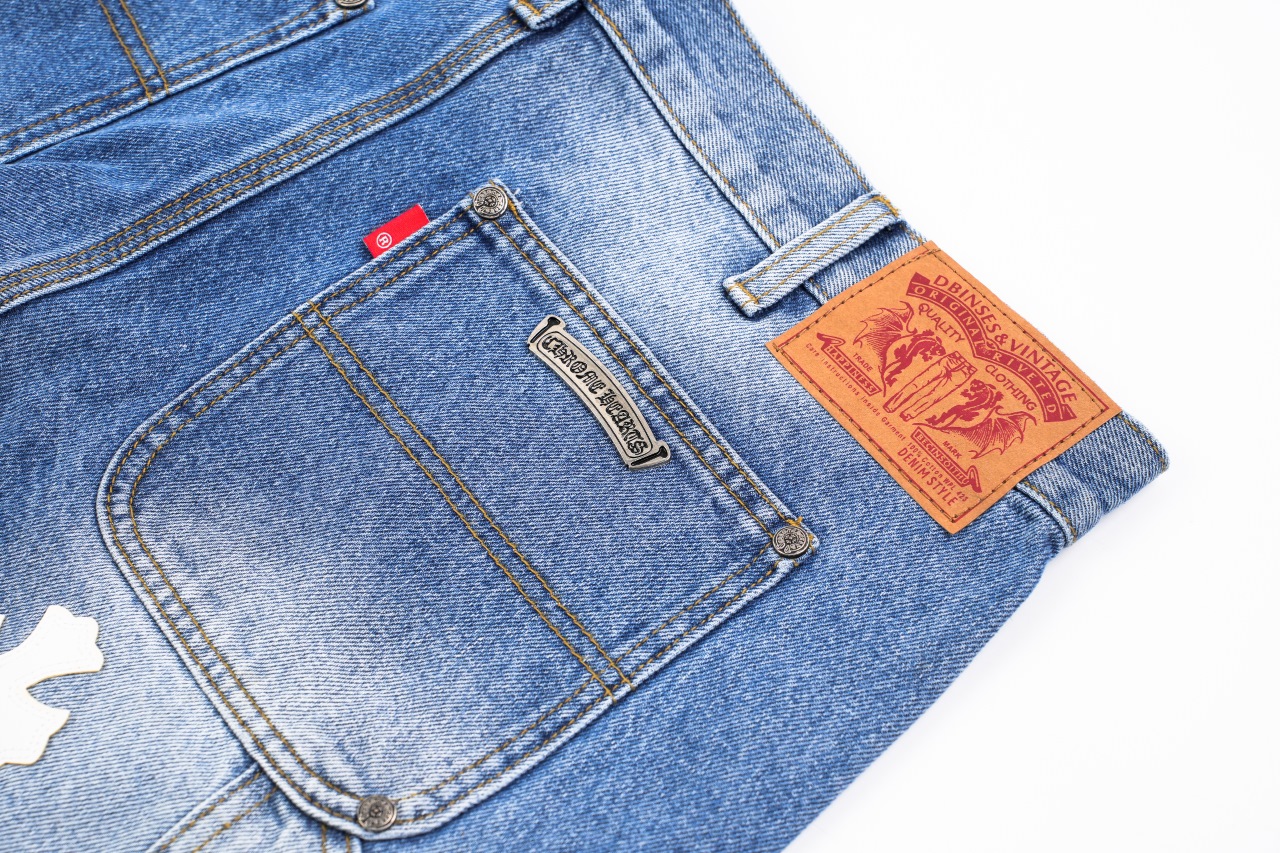 490 Ch克罗心工装牛仔裤 采用斜纹高盎司水洗单宁牛仔面料-Chinese UA Cheap High Quatity Brand Clothes Bags handbags Sneakers wholesale wholesaler seller from China Factory suppliers Fashion Clothing Shoes best Quality Beautiful Price 490 Ch克罗心工装牛仔裤 采用斜纹高盎司水洗单宁牛仔面料