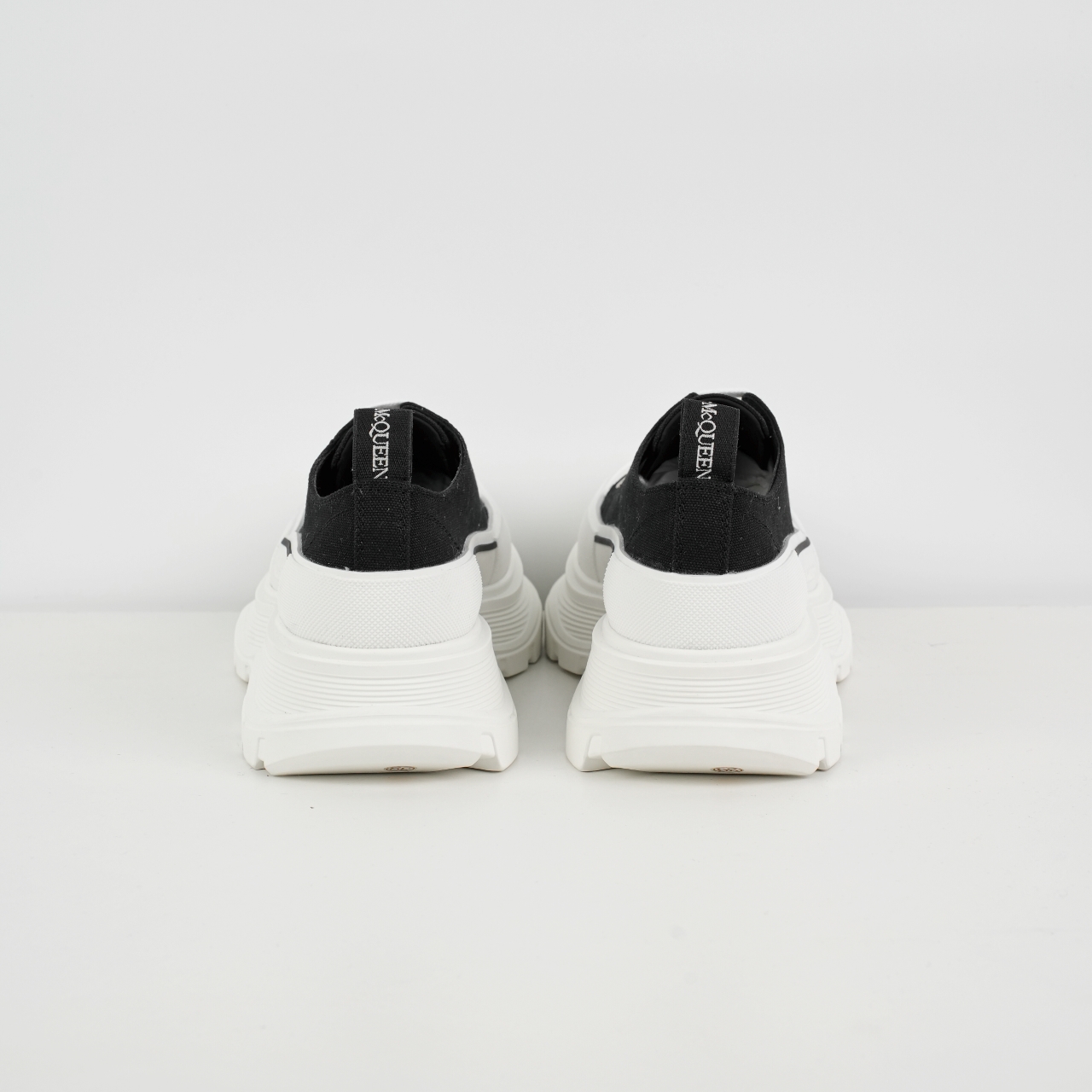 东莞原装 顶级版本 Alexander McQueen/亚历山大麦昆 松糕鞋厚底增高帆布鞋