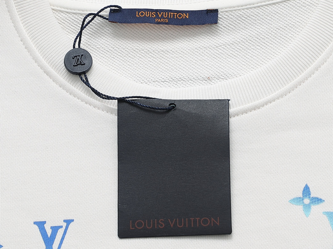 Louis Vuitton/路易威登 24Fw 老花渐变印花圆领卫衣