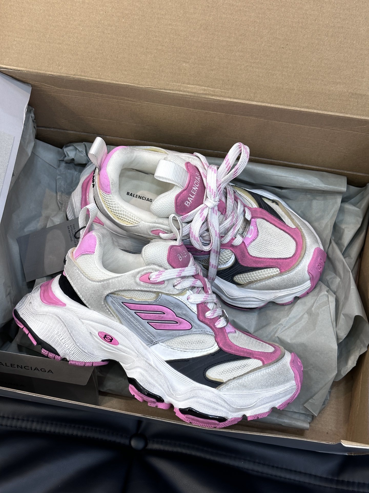 Balenciaga巴黎世家十代24SS最新款5XLCargoSneaker系列情侣款老爹鞋顶级版本原厂