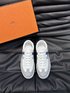 Only sell high-quality Hermes Shoes Sneakers Splicing Men Calfskin Cowhide TPU Low Tops